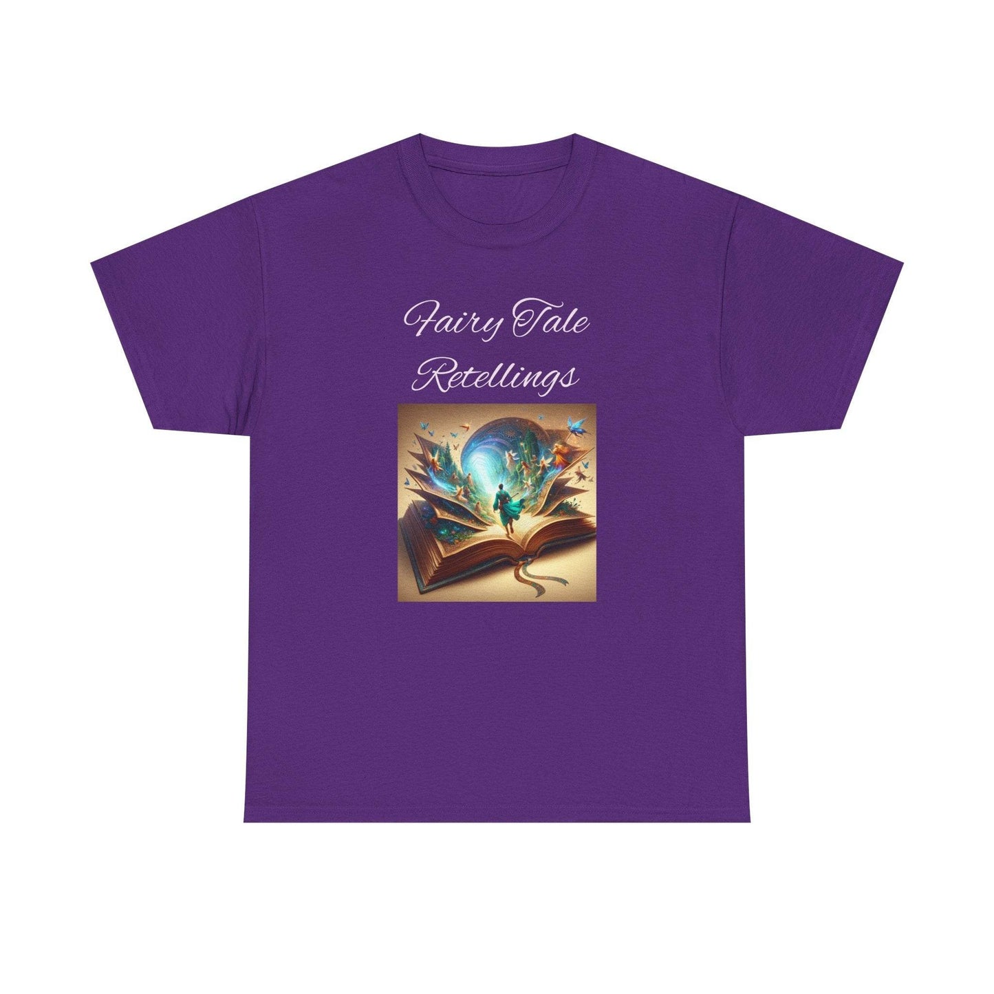 Fiction - Graphic Tee - Unisex Heavy Cotton T-Shirt - Fairy Tale Retellings - The Dreamer's Bookshop.