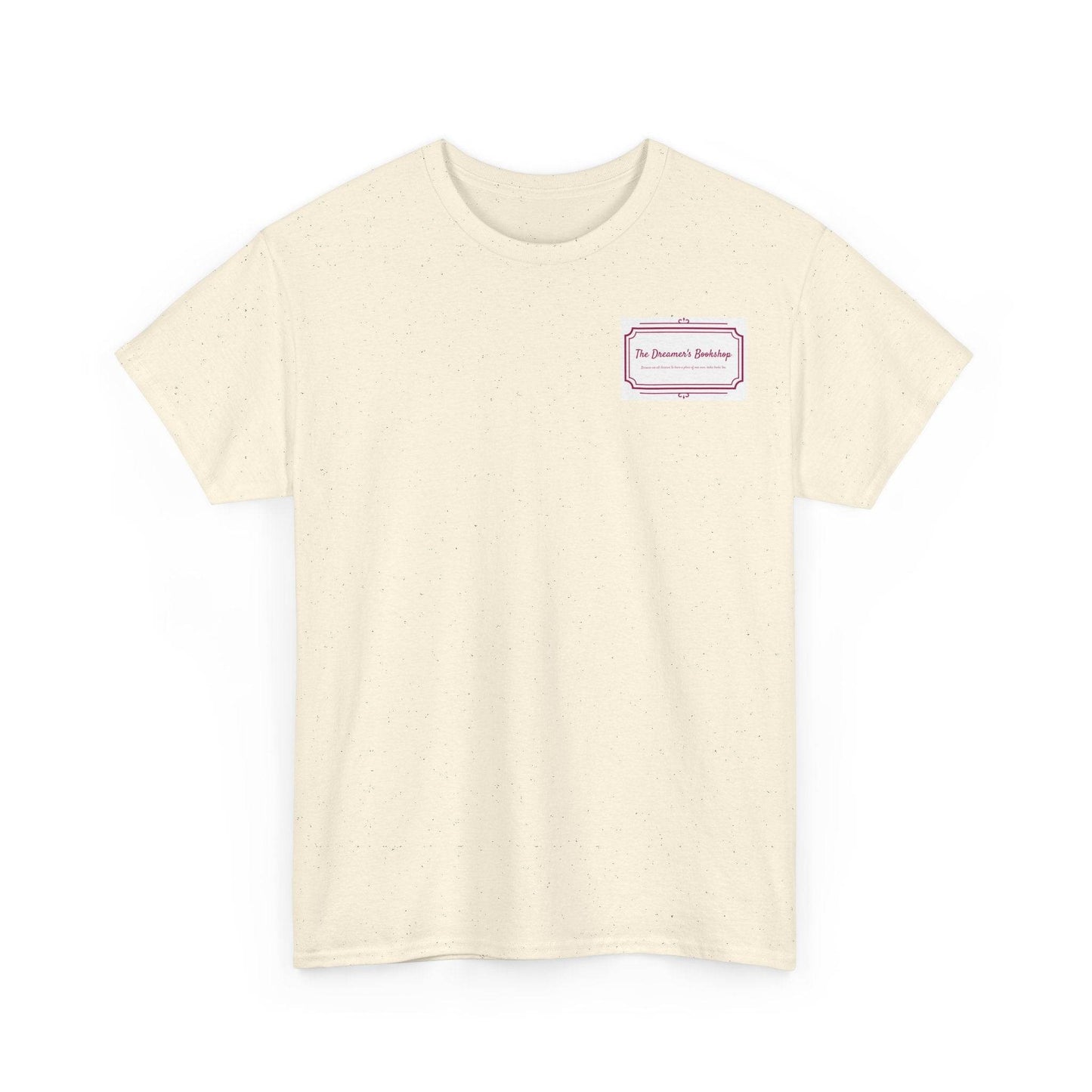 Personalized Unisex Heavy Cotton Tee - Perfect for Casual Days & Gifts - The Dreamer's Bookshop.