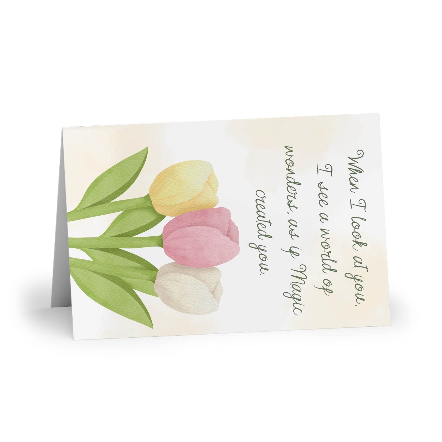 The Dreamer's Bookshop Affection "When I Look" Art Print Card - The Dreamer's Bookshop.