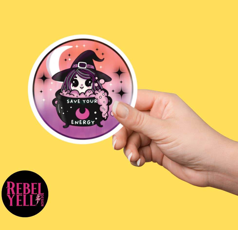 Rebel Yell Design - Spookachtige motiverende stickers (Variant 4) - The Dreamer's Bookshop.