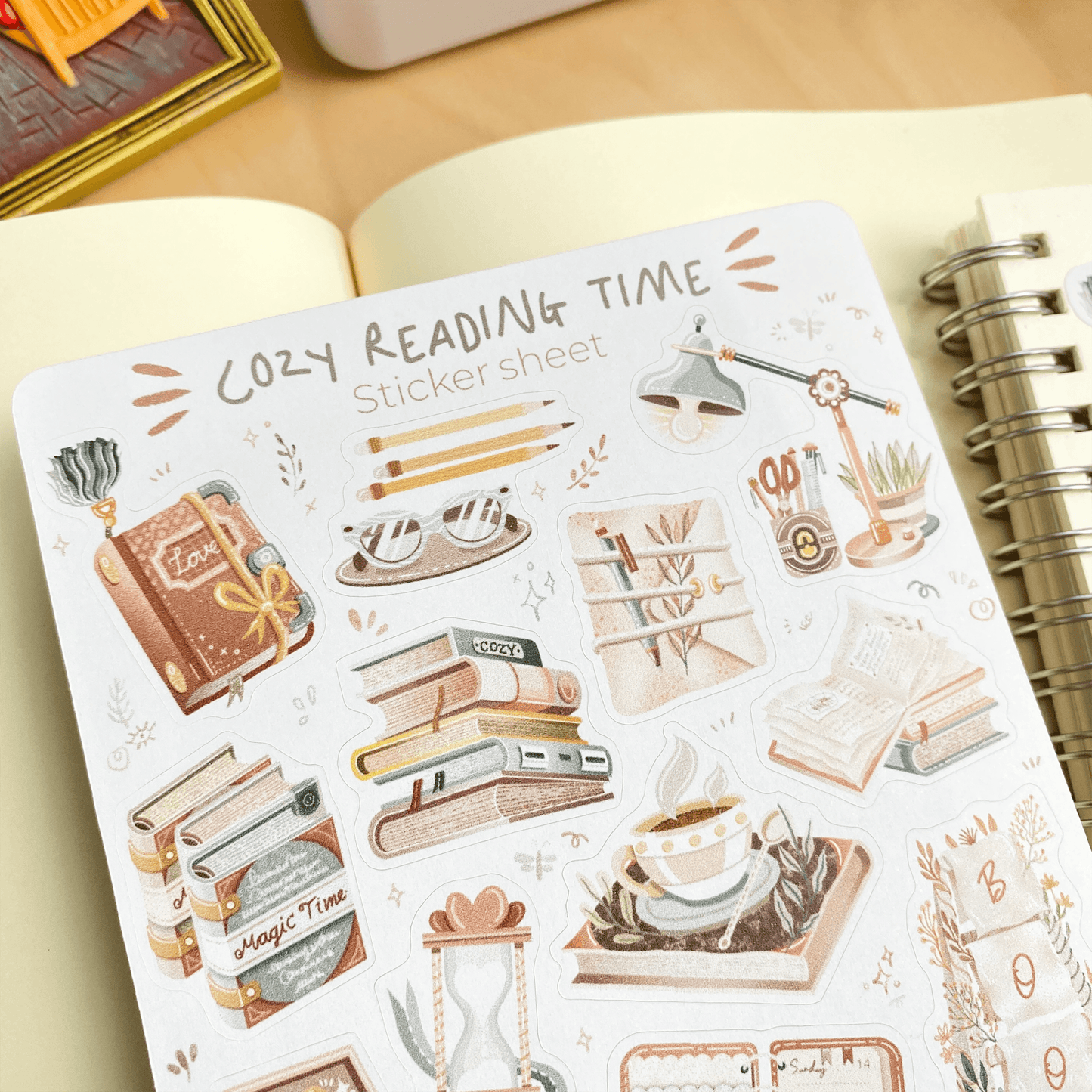 LETTOOn - Stickervel - Leestijd - The Dreamer's Bookshop.