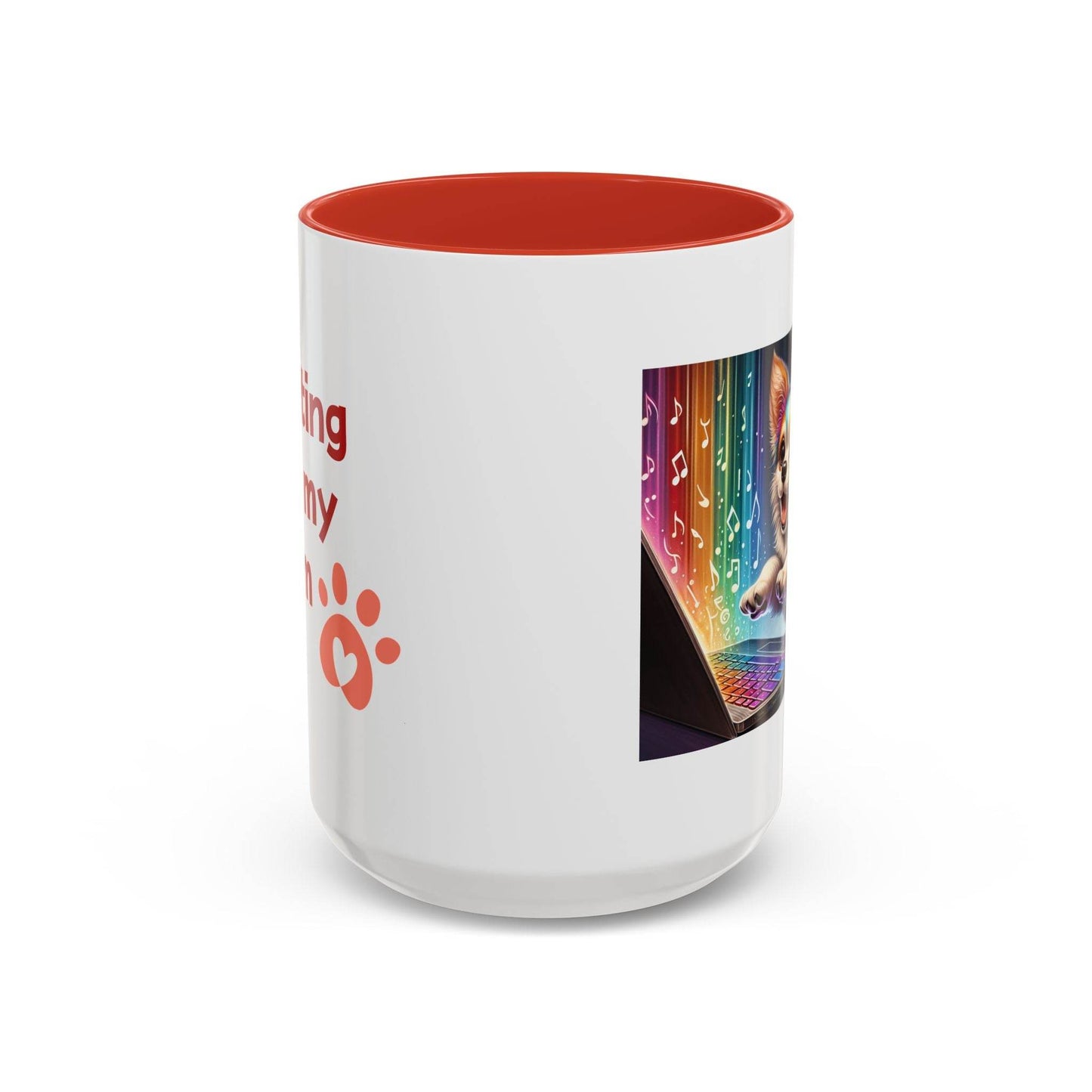 Cute Dog Writer Coffee Mug - 11 & 15oz for Book Lovers - The Dreamer's Bookshop.