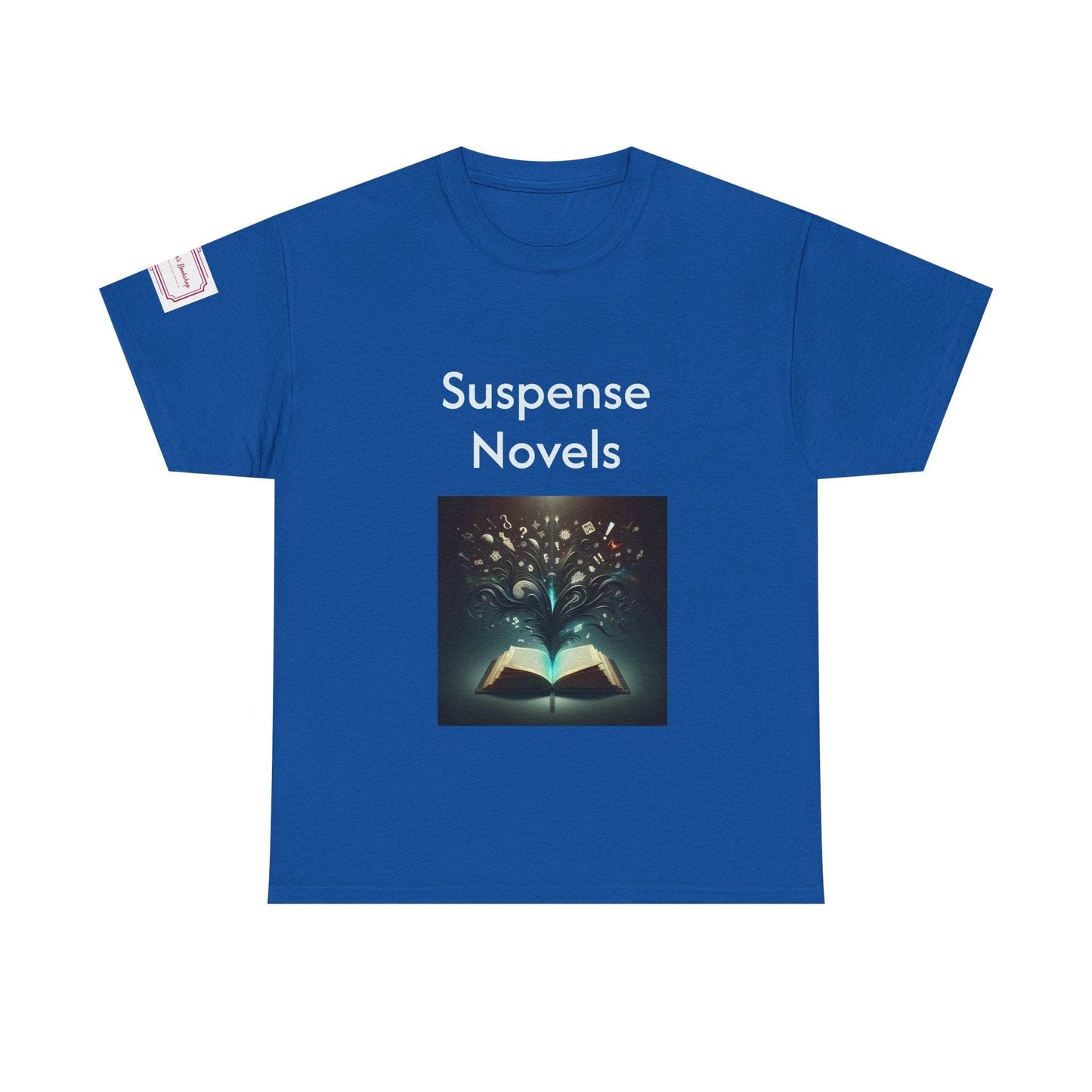 Fiction - Graphic Unisex Heavy Cotton Tee - Suspense Novels - The Dreamer's Bookshop.