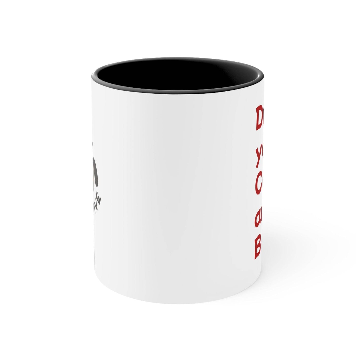 Funny Dog Pawsitive Mug - 11oz Drink and Behave Coffee Cup - The Dreamer's Bookshop.
