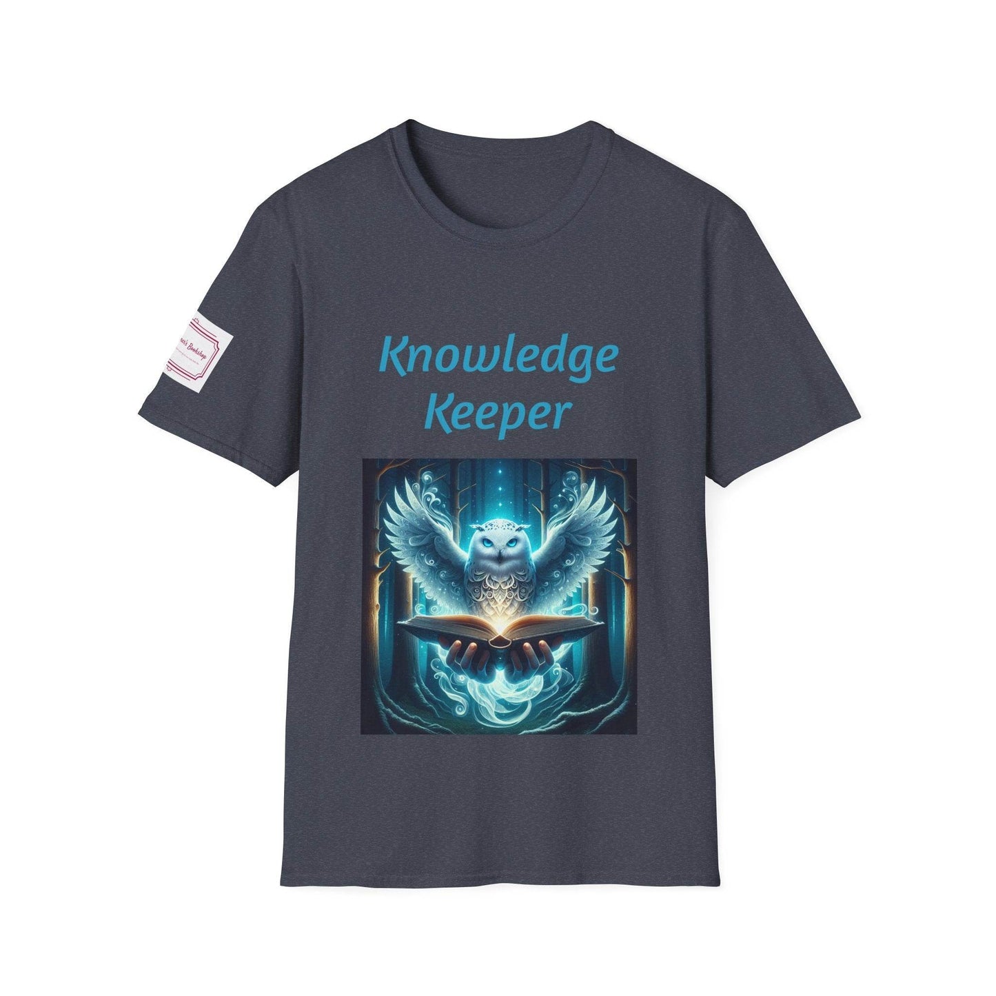 Knowledge Keeper Owl Unisex Softstyle T-Shirt - Proud Reader - The Dreamer's Bookshop.