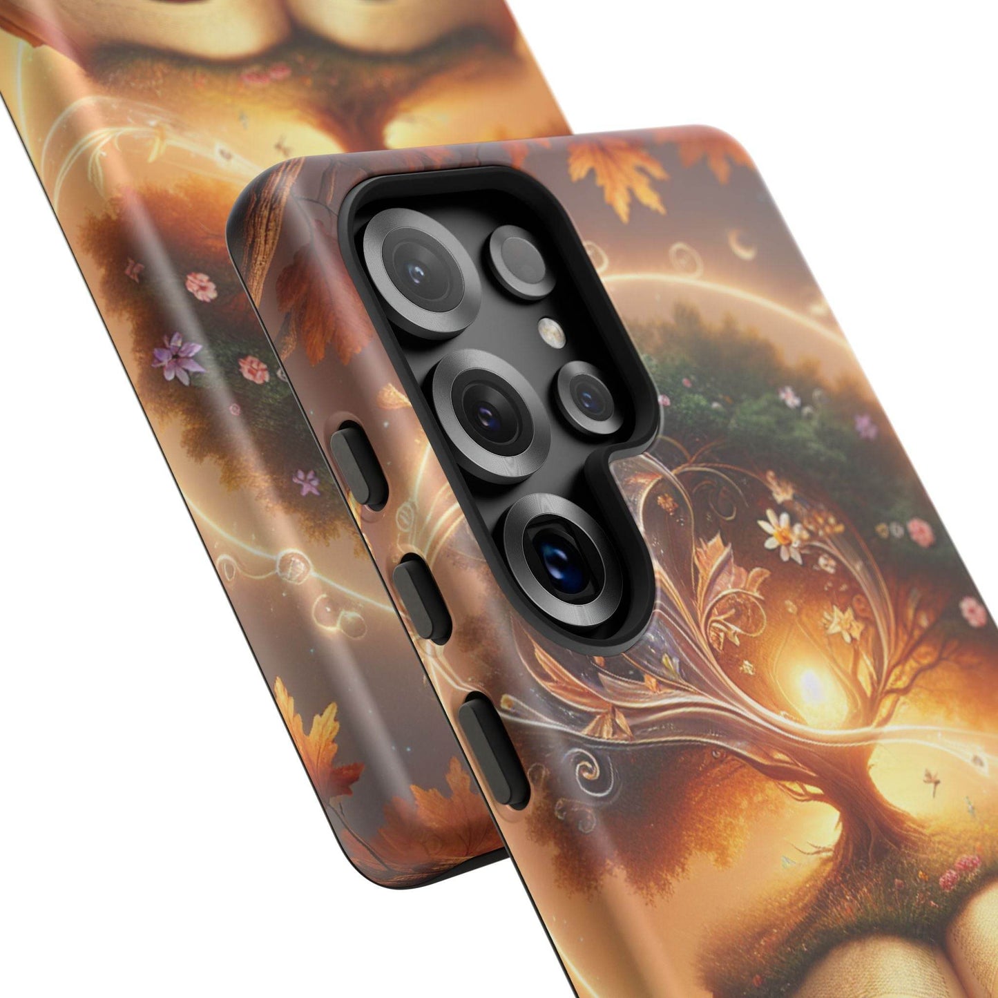 Nature-Inspired iPhone & Samsung Phone Case with Tree of Life Design - The Dreamer's Bookshop.