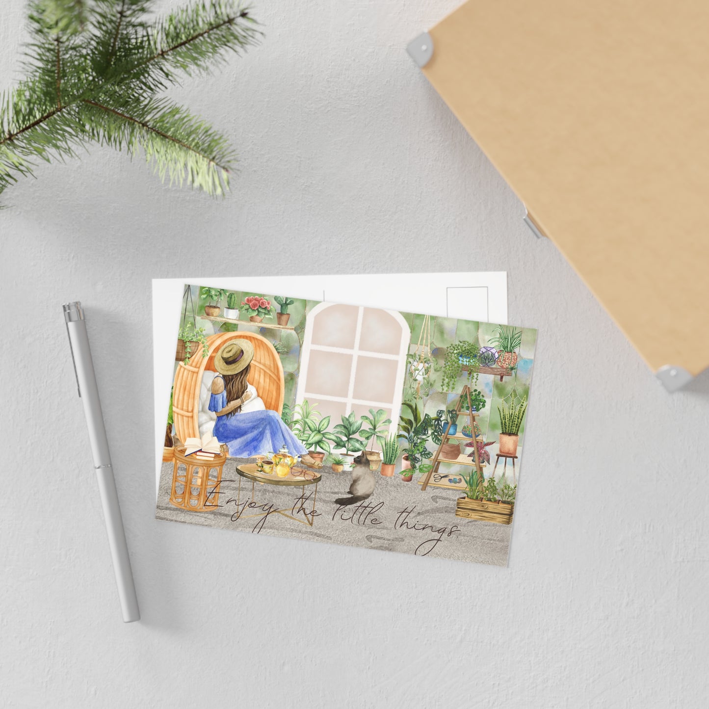 The Dreamer's Bookshop "Plant Mom" Enjoy the Little Things Card - The Dreamer's Bookshop.