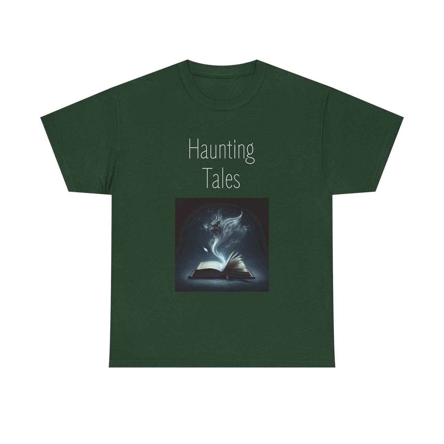 Haunting Tales - A Unisex Heavy Cotton Tee - Perfect for Book Lovers - The Dreamer's Bookshop.