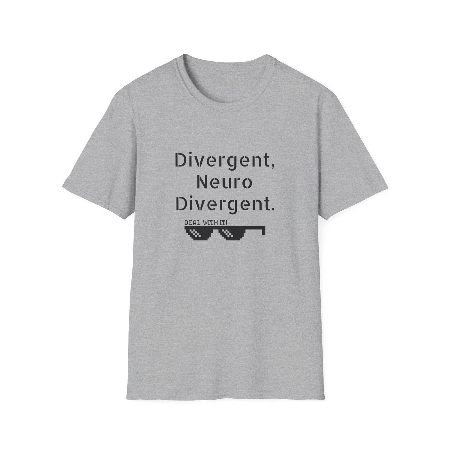 Neuro Divergent Unisex Softstyle T-Shirt – Celebrate Uniqueness! - The Dreamer's Bookshop.