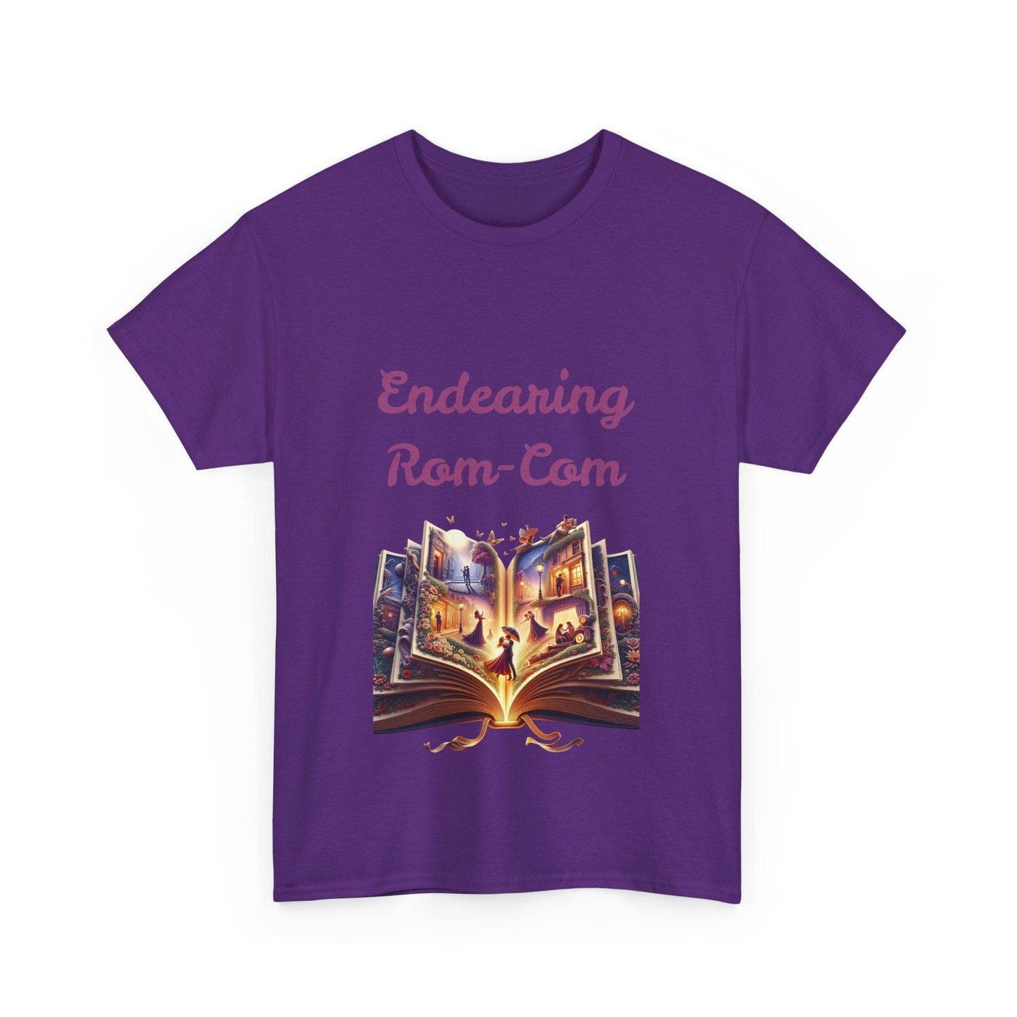 Endearing - Unisex Heavy Cotton Tee - Rom-Com Books - The Dreamer's Bookshop.