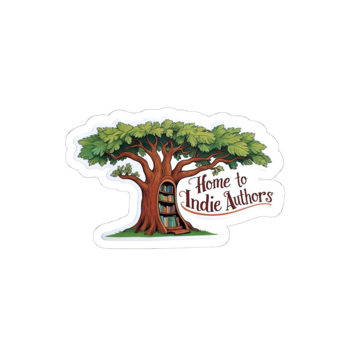 Home to Indie Authors Kiss-Cut Stickers | Book Lover Gift | Literary Decor - The Dreamer's Bookshop.