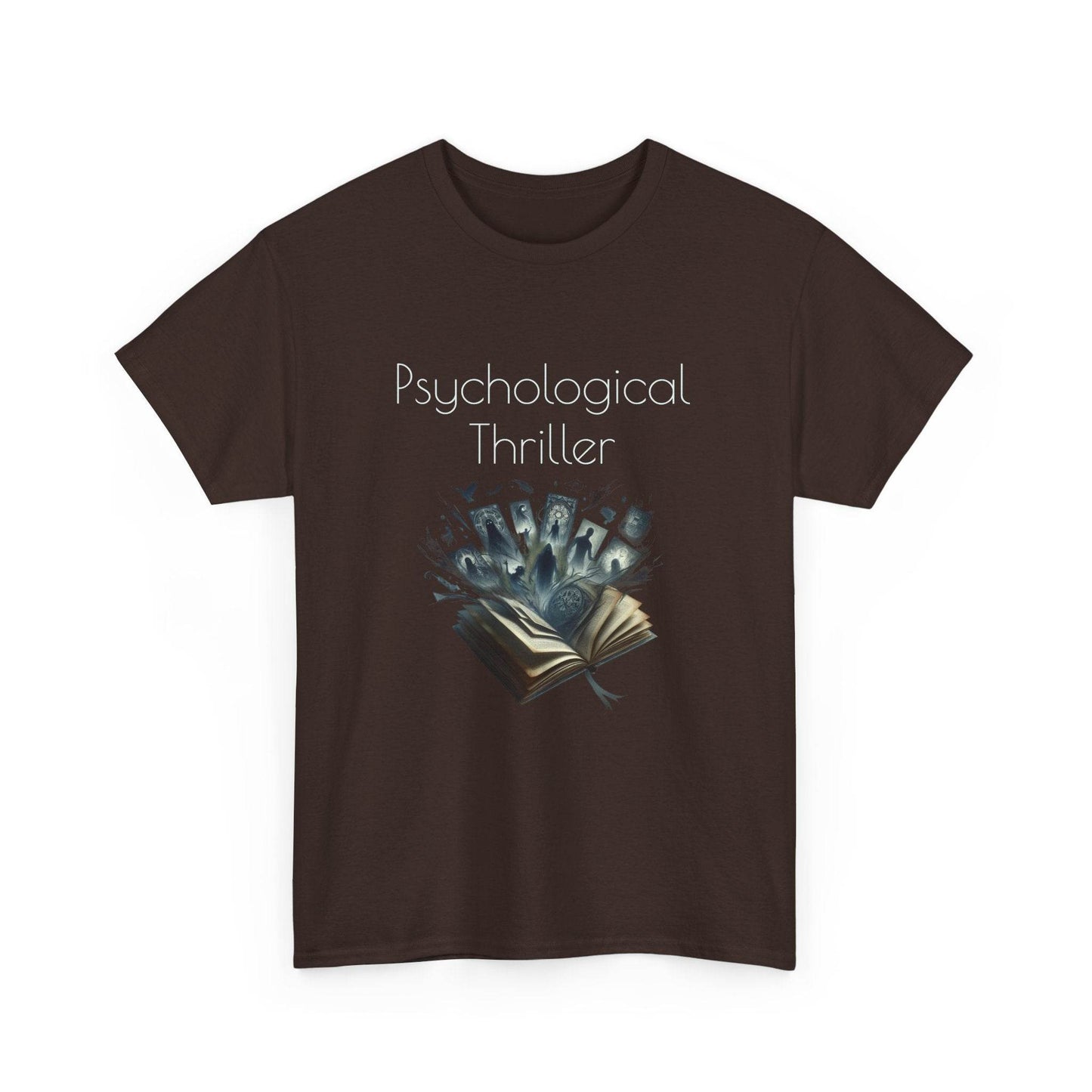 Fiction - Graphic Tee - Unisex Heavy Cotton T-Shirt Psychological Thriller - The Dreamer's Bookshop.