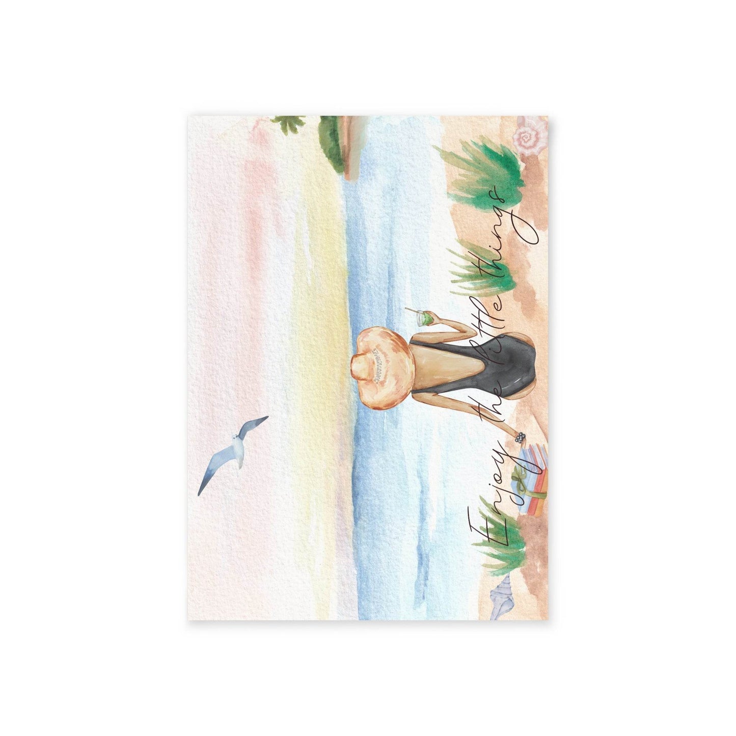 The Dreamer's Bookshop "Sea view" Enjoy the Little Things Card - The Dreamer's Bookshop.