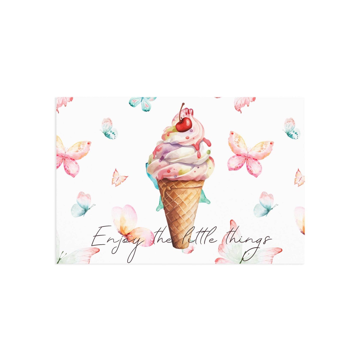 The Dreamer's Bookshop "Gelato" Enjoy the Little Things Card - The Dreamer's Bookshop.