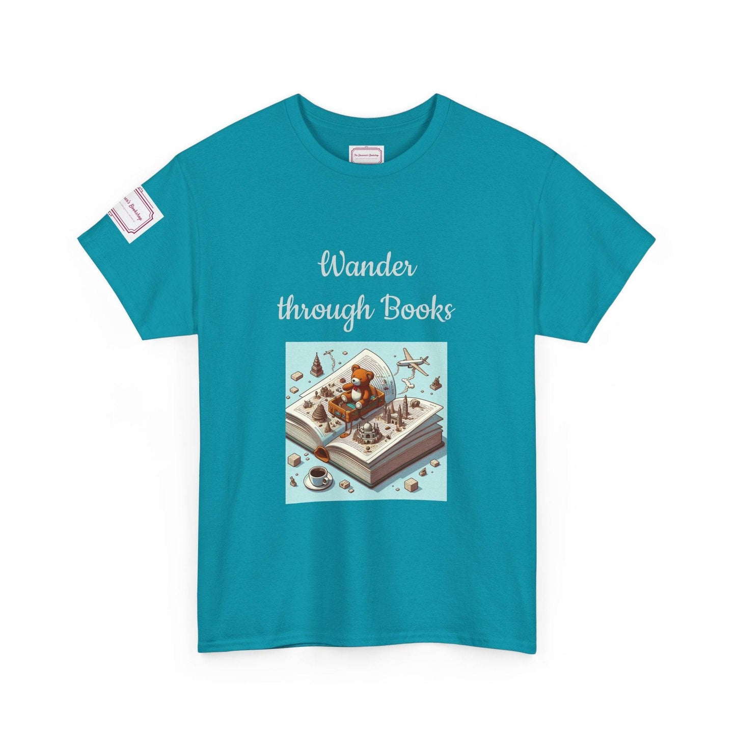 Wander - Unisex Heavy Cotton Tee - Perfect for Book Lovers - The Dreamer's Bookshop.