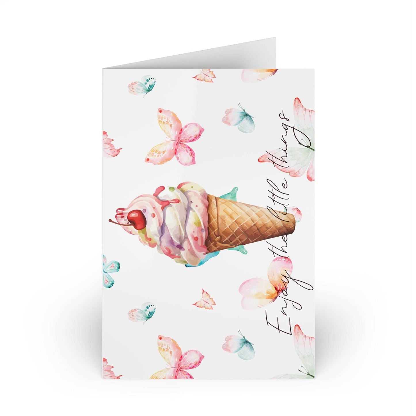 The Dreamer's Bookshop "Gelato" Enjoy the Little Things Card - The Dreamer's Bookshop.
