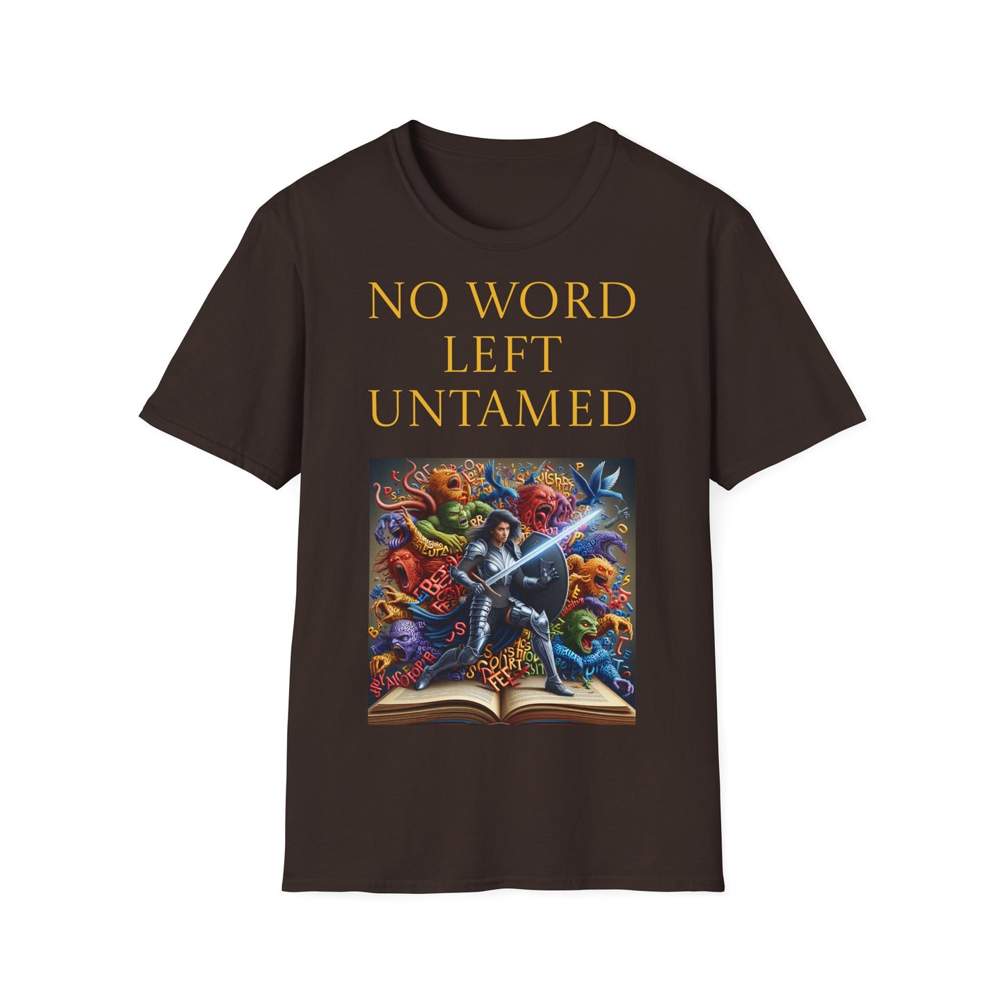 Unisex -Inspired T-Shirt - "No Word" - Perfect for Book Lovers - The Dreamer's Bookshop.