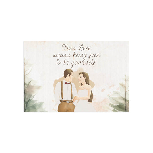 The Dreamer's Bookshop Cute "True Love" Wedding Card - The Dreamer's Bookshop.