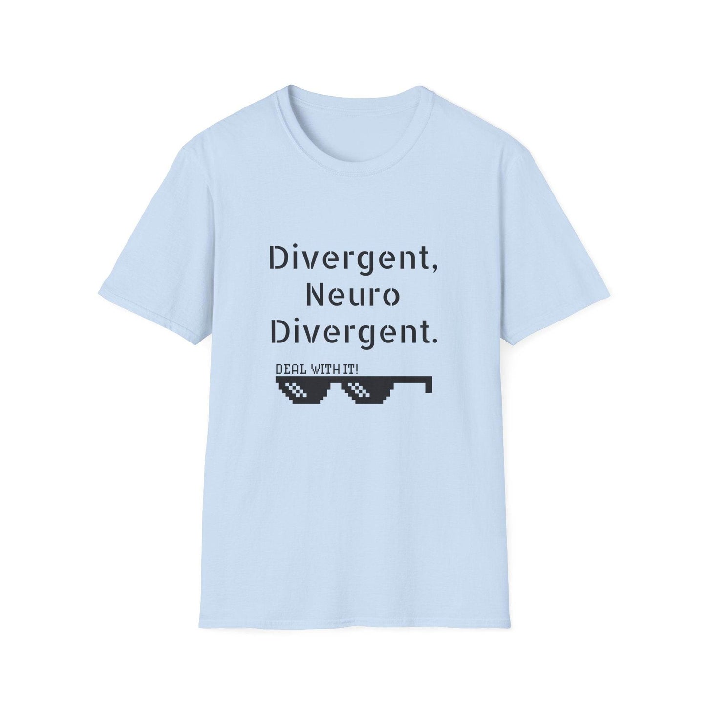 Divergent Neuro Divergent T-Shirt - Unisex Softstyle Tee - The Dreamer's Bookshop.