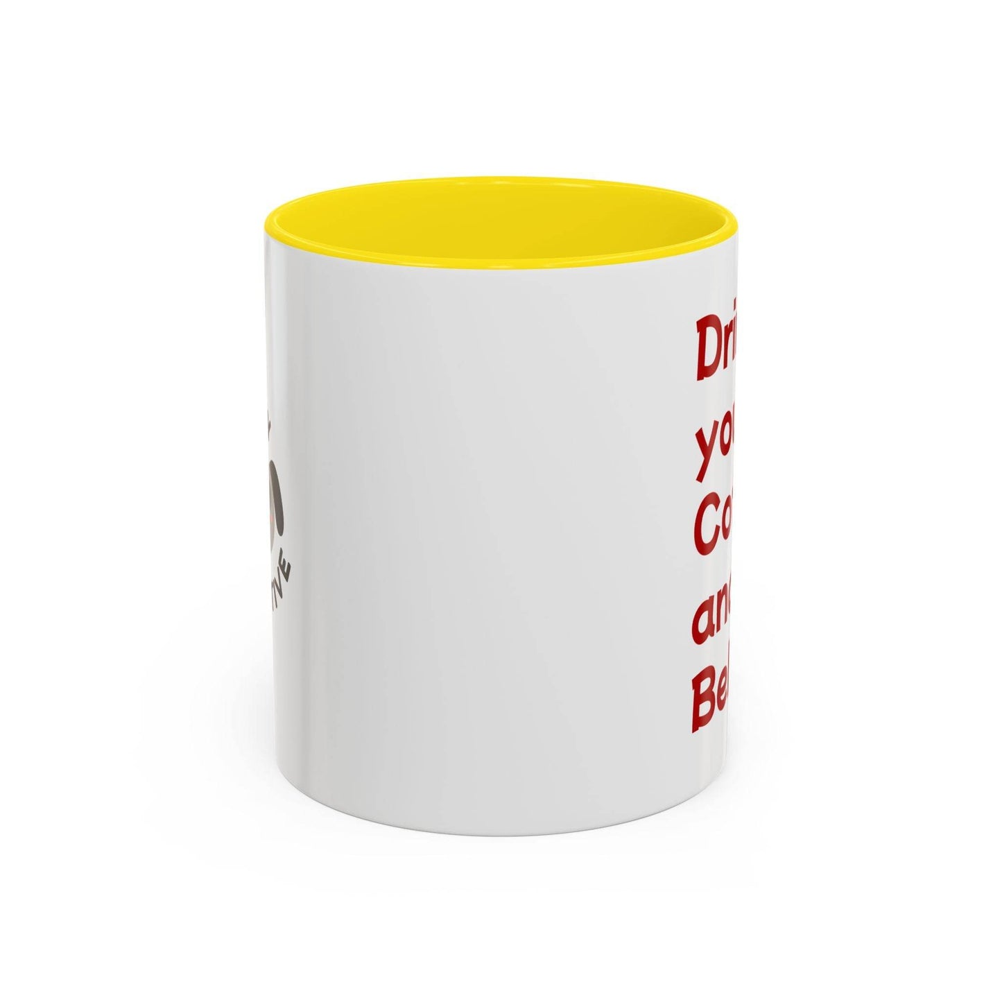 Cute Dog Pawsitive Coffee Mug - 11 & 15oz Drink and Behave - The Dreamer's Bookshop.