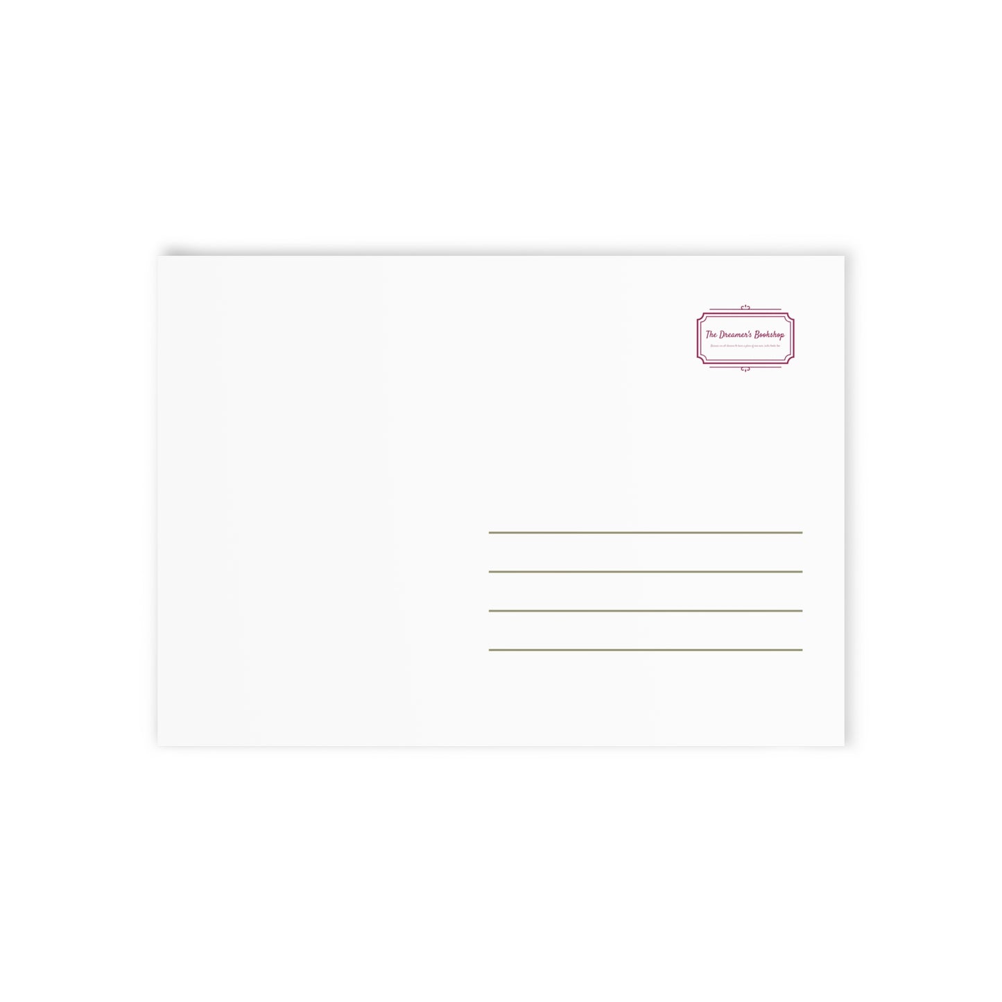 The Dreamer's Bookshop "Winter Deer" Christmas Card