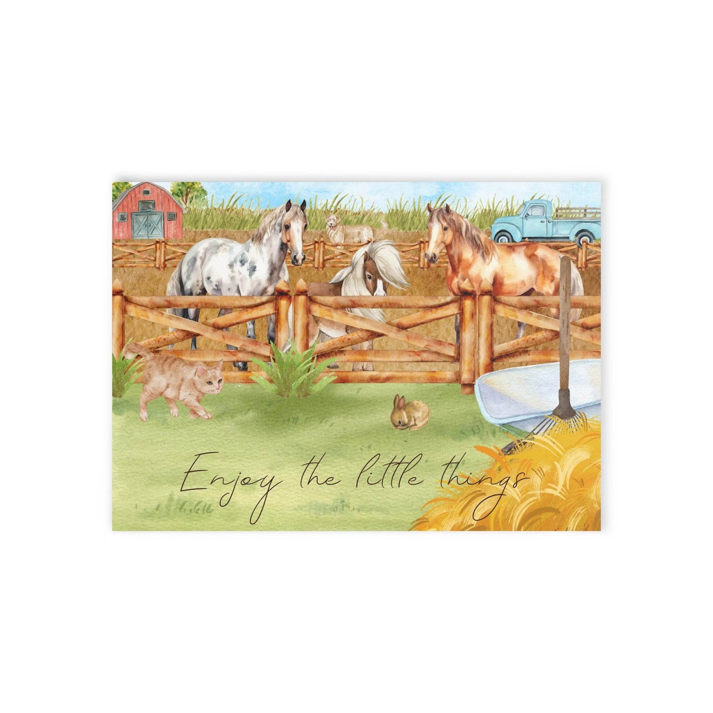 The Dreamer's Bookshop "Horse stable" Enjoy the Little Things - The Dreamer's Bookshop.