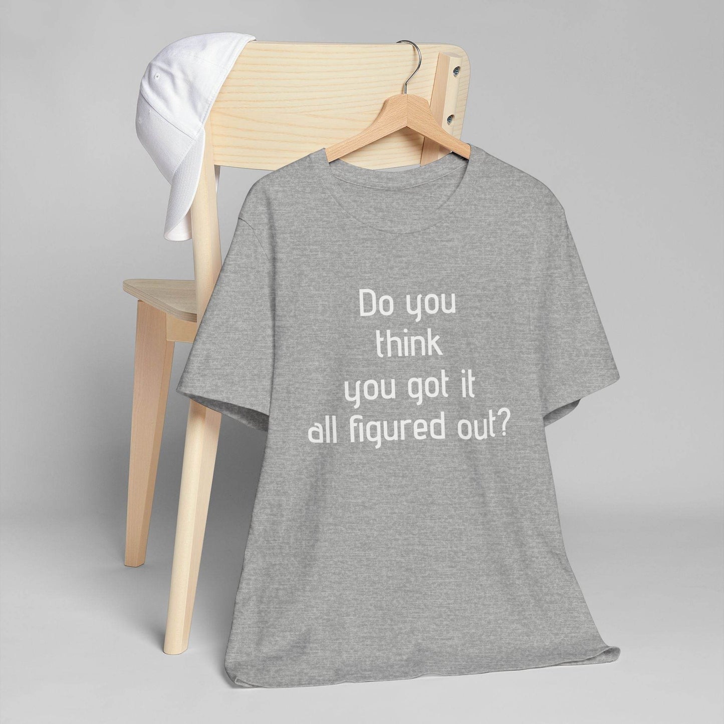 Inspirational Unisex Jersey T-Shirt - Think Again Vibe - The Dreamer's Bookshop.