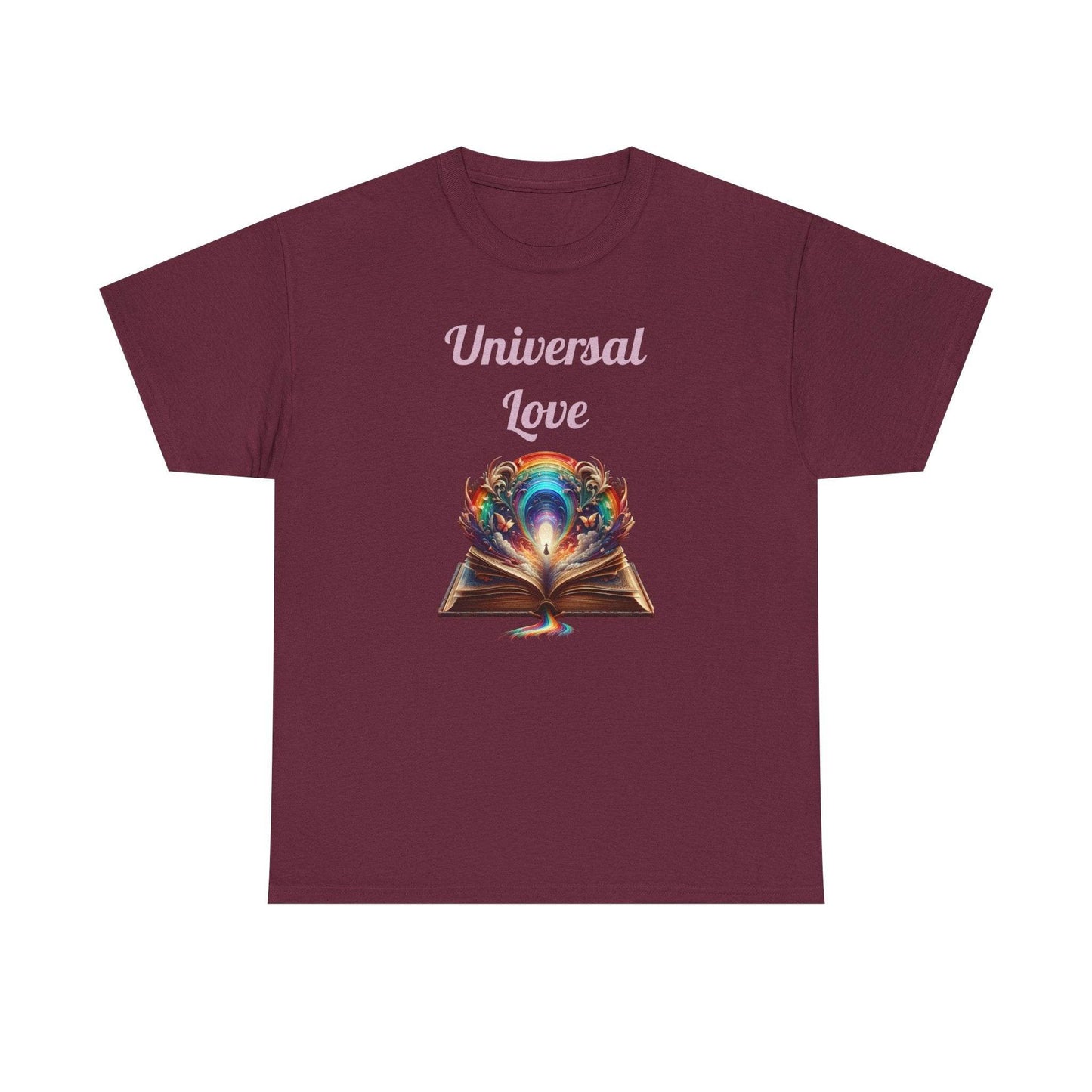 Universal Love - Graphic Tee - Unisex Heavy Cotton T-Shirt Queer Romance Books - The Dreamer's Bookshop.