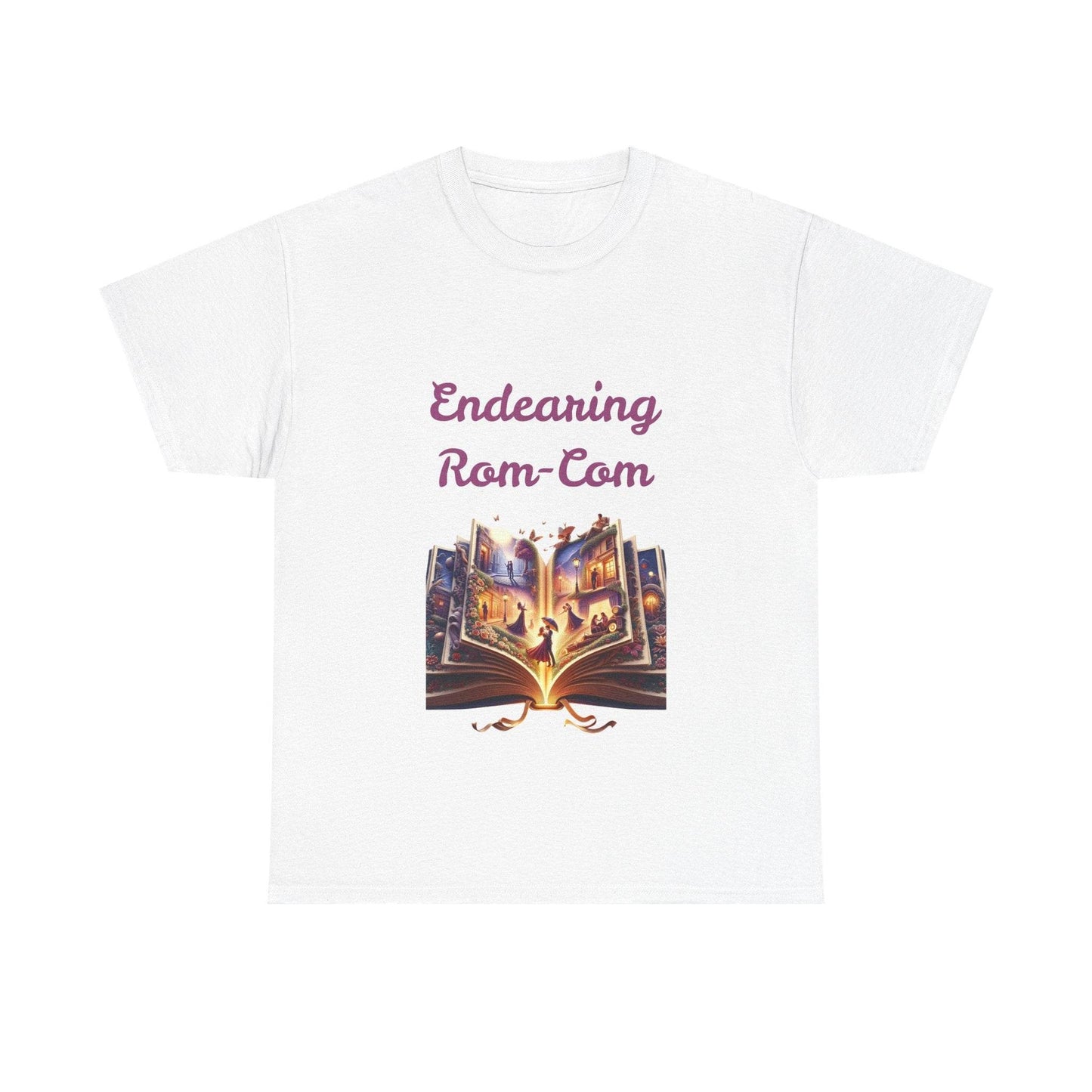 Endearing - Unisex Heavy Cotton Tee - Rom-Com Books - The Dreamer's Bookshop.