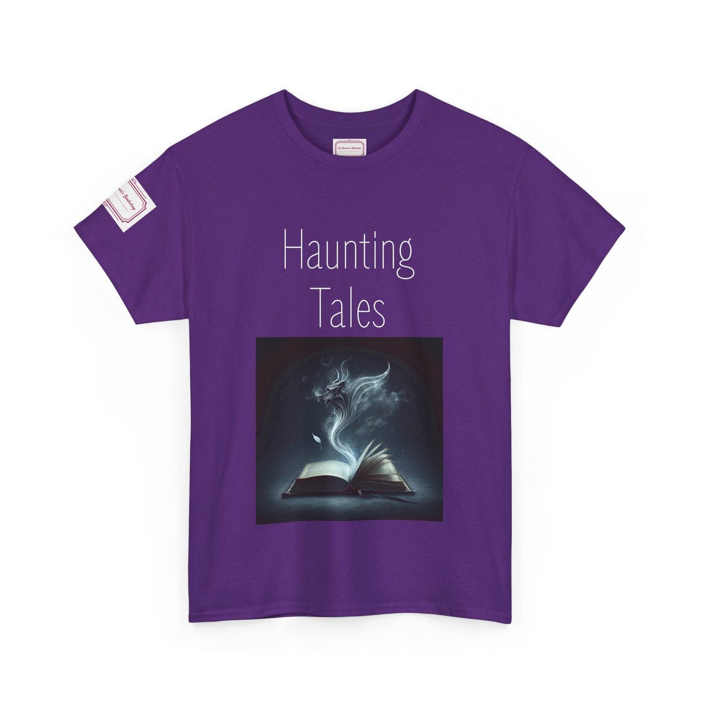 Haunting Tales - Unisex Heavy Cotton Tee - Perfect for Book Lovers - The Dreamer's Bookshop.
