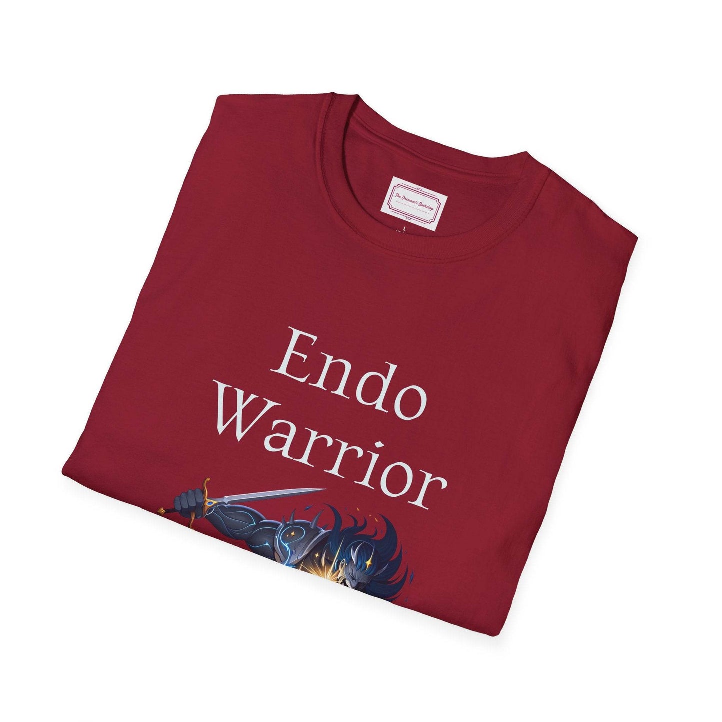 Endometriosis Warrior Unisex Softstyle T-Shirt - Embrace Your Battles - The Dreamer's Bookshop.