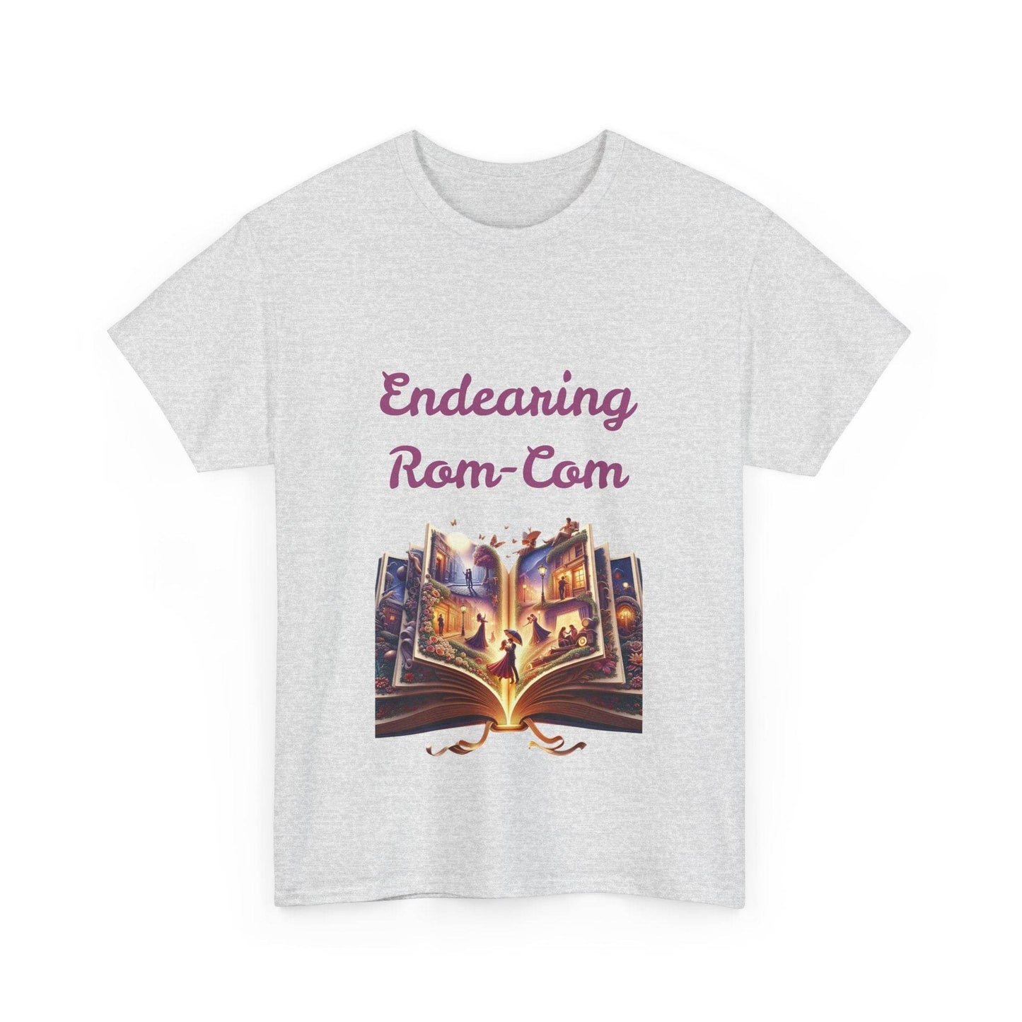 Endearing - Unisex Heavy Cotton Tee - Rom-Com Books - The Dreamer's Bookshop.