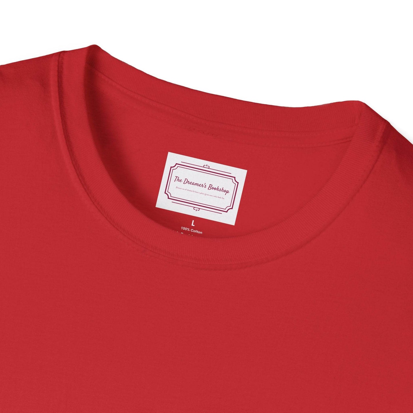 Inspirational Unisex Softstyle T-Shirt - Only those who never dare - The Dreamer's Bookshop.
