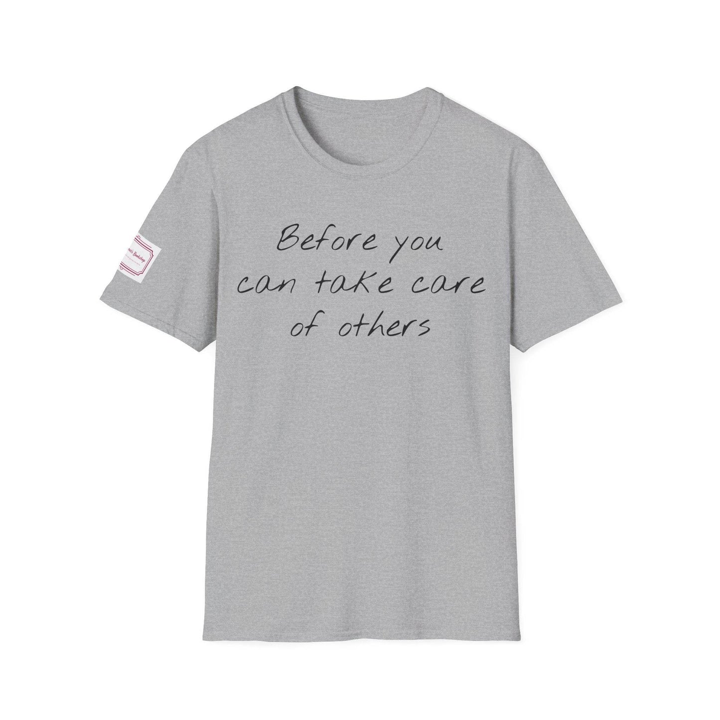 Unisex Softstyle T-Shirt - Take Care Design for Book Lovers - The Dreamer's Bookshop.