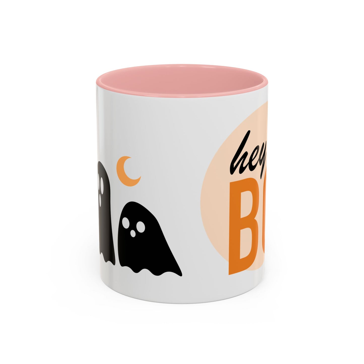 Hey Boo - Spooky Coffee Mug - Halloween Gift for Book Lovers