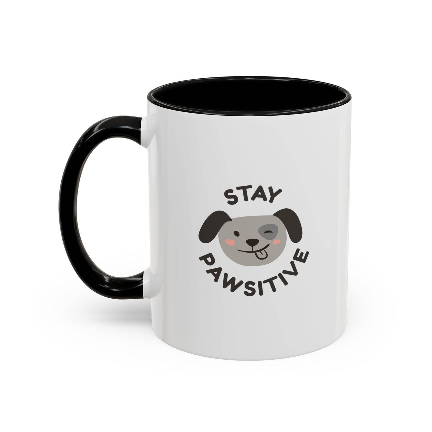 Playful Dog Pawsitive Mug - Cute Gift for Coffee Lovers - The Dreamer's Bookshop.