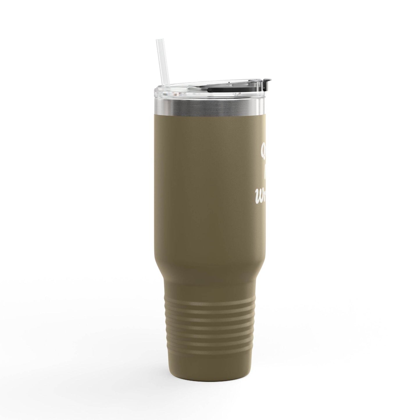 Quiet I'm Writing Insulated Travel Mug - 40oz Red Coffee Cup - The Dreamer's Bookshop.