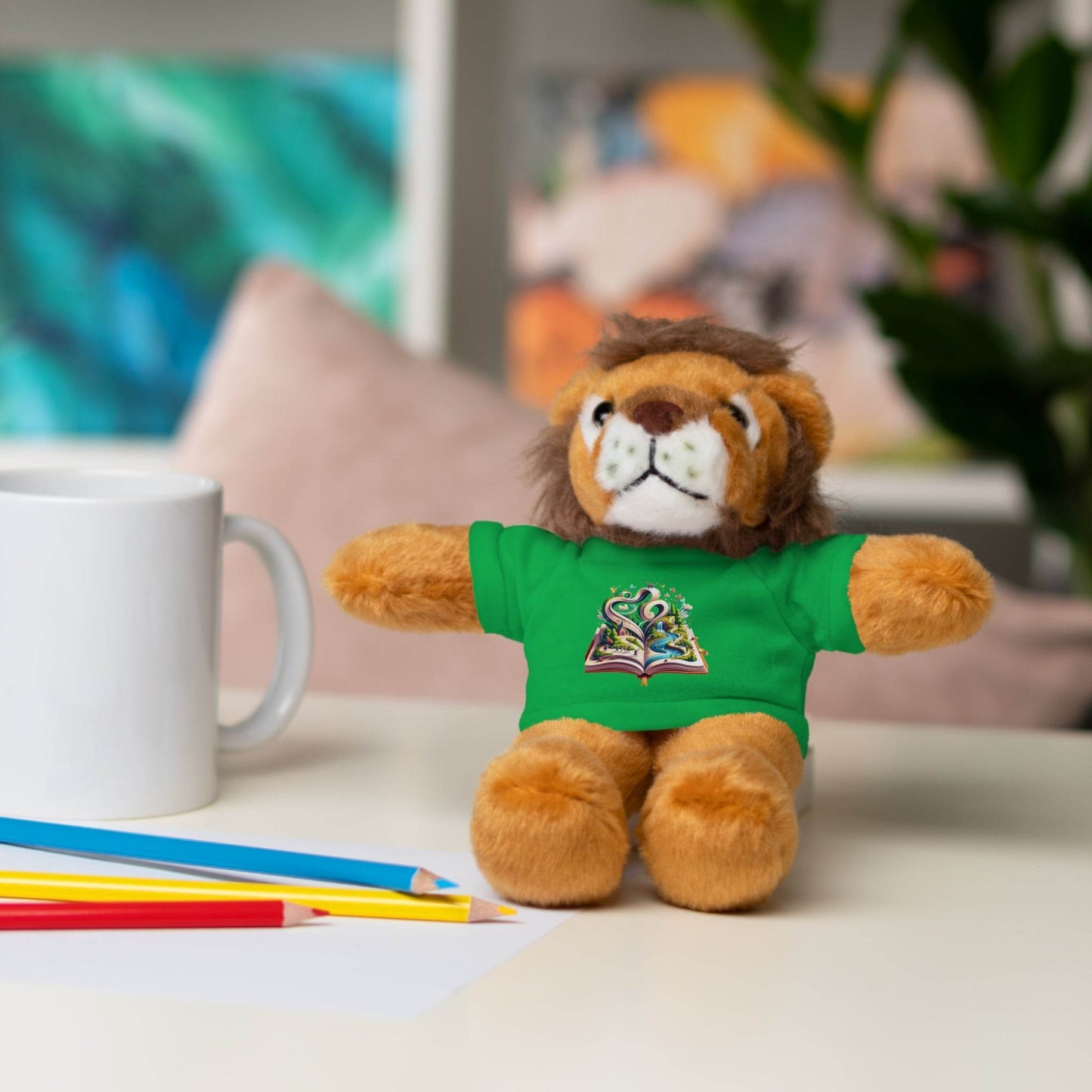 Personalized Stuffed Animal with Tee - Perfect Gift for Kids and Baby Showers - The Dreamer's Bookshop.