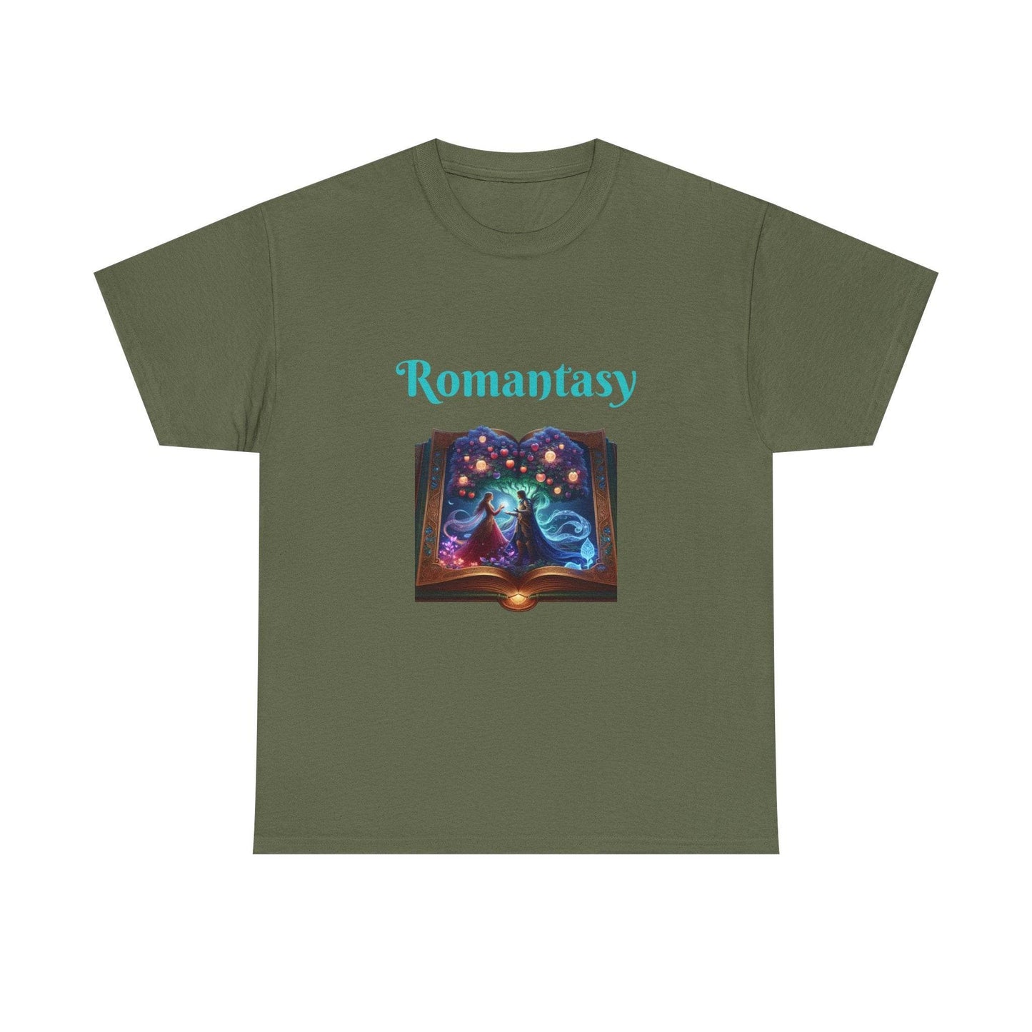 Fantasy - Graphic Tee - Unisex Heavy Cotton T-Shirt Romantasy Books - The Dreamer's Bookshop.
