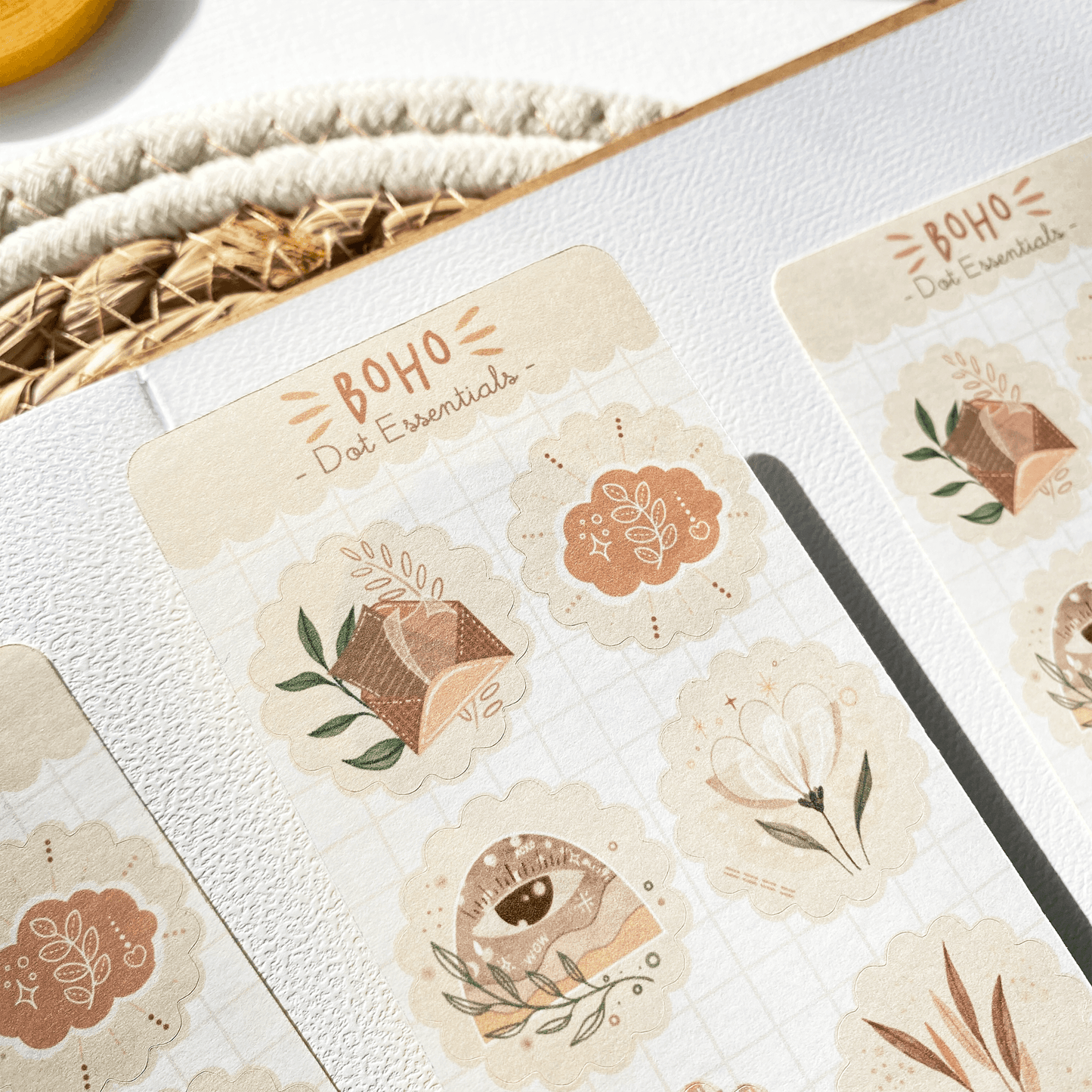 LETTOOn - Stickervel - Boho - The Dreamer's Bookshop.