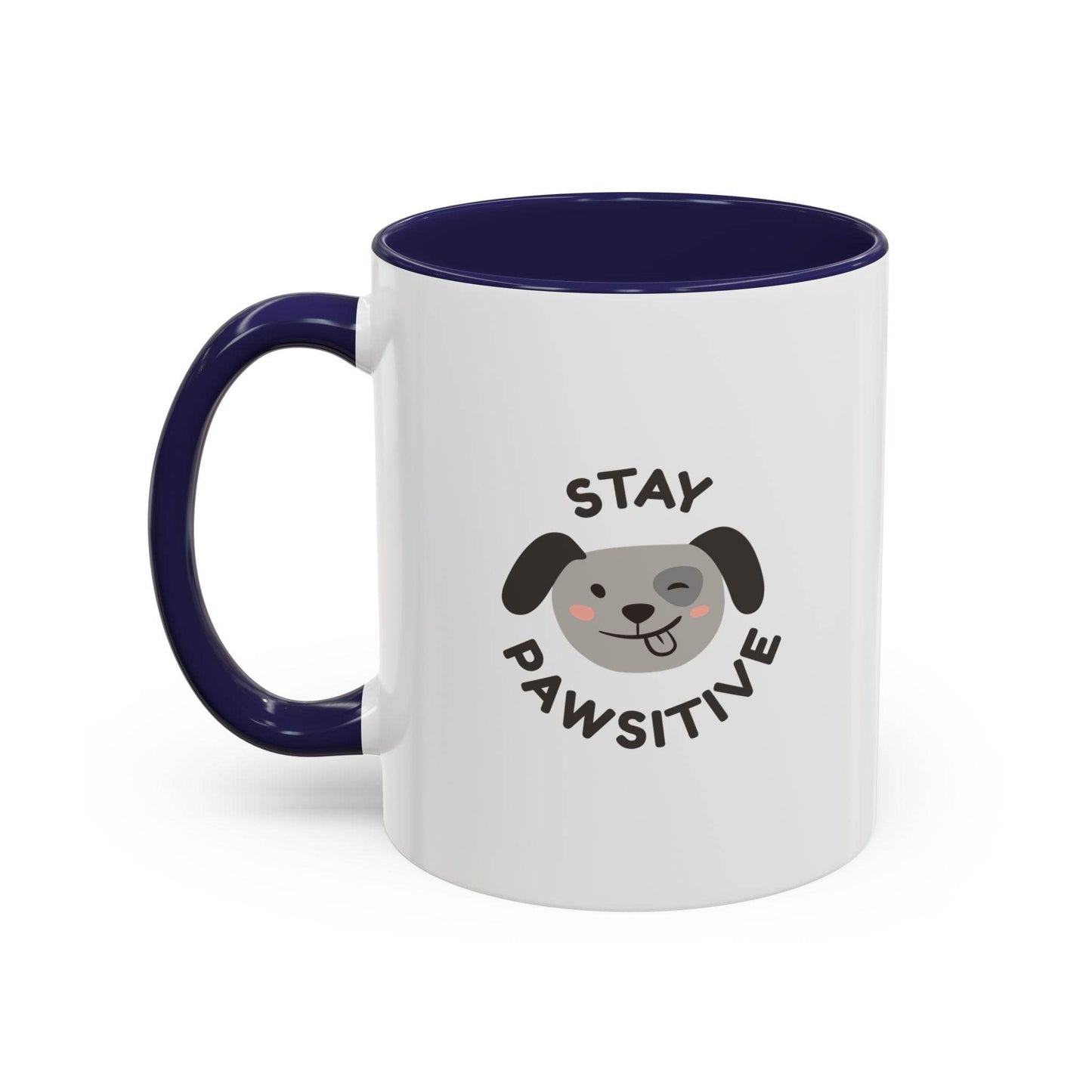 Playful Dog Pawsitive Mug - Cute Gift for Coffee Lovers - The Dreamer's Bookshop.