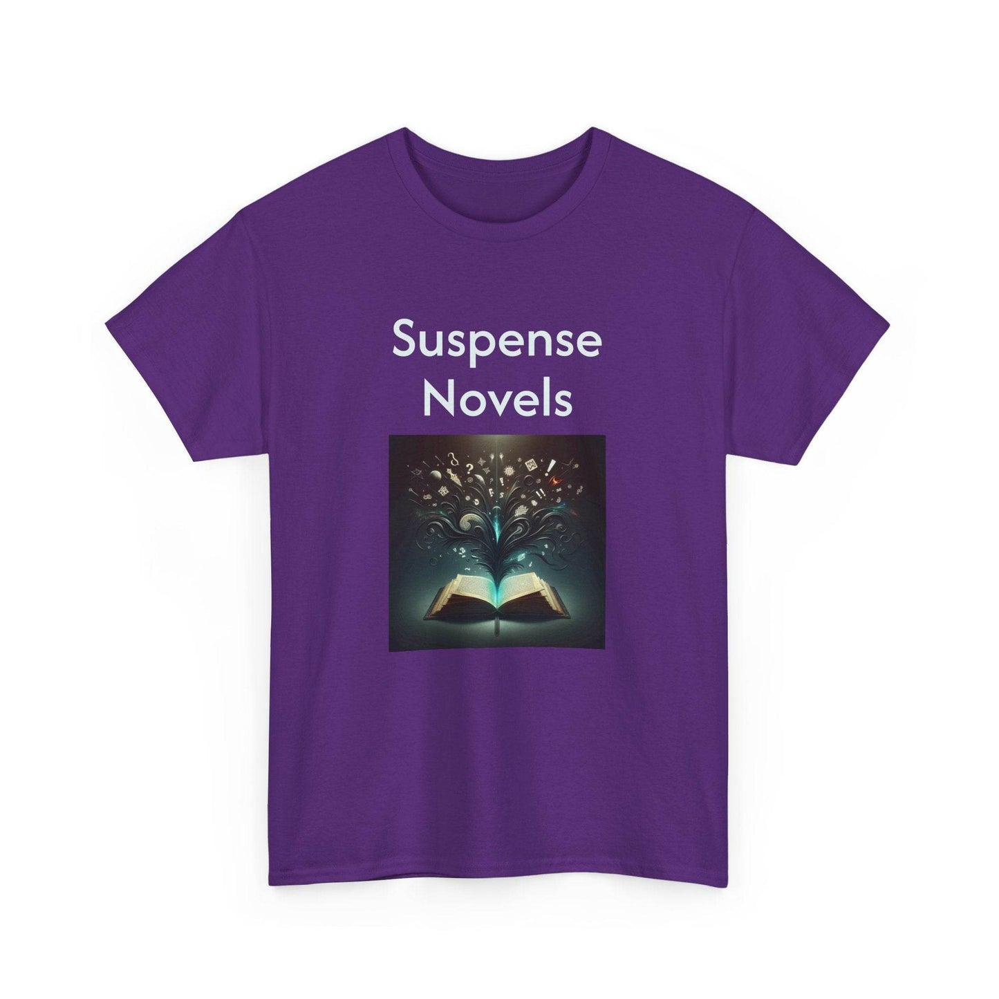 Fiction - Graphic Tee - Unisex Heavy Cotton T-Shirt Suspense Novels - The Dreamer's Bookshop.
