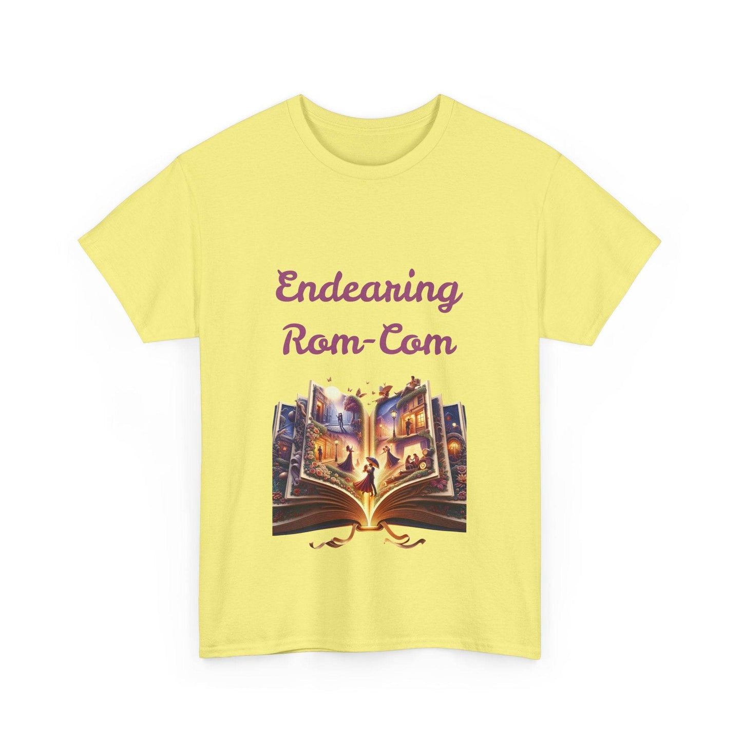 Endearing - Unisex Heavy Cotton Tee - Rom-Com Books - The Dreamer's Bookshop.