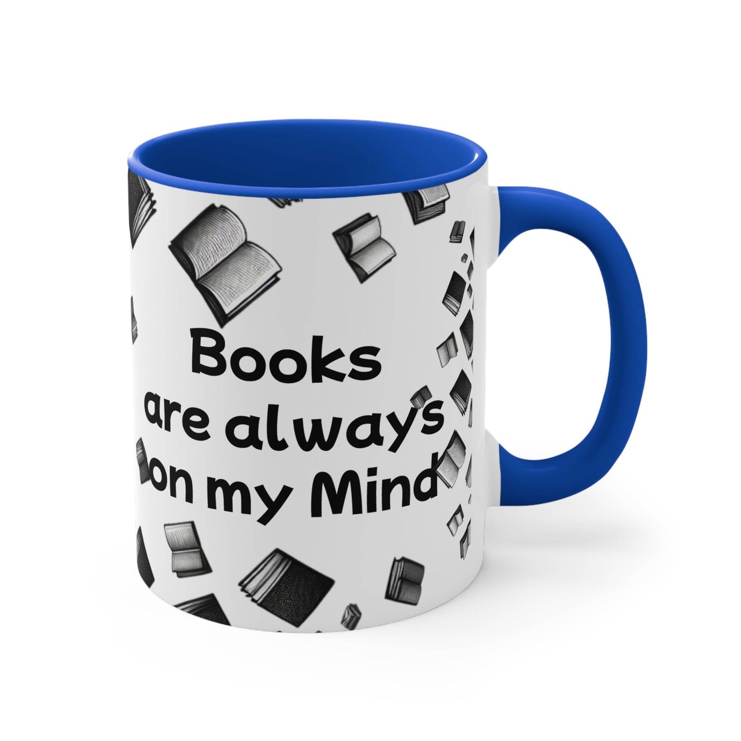 Book Lover's 11oz Colorful Accent Mug - Perfect Gift for Readers - The Dreamer's Bookshop.