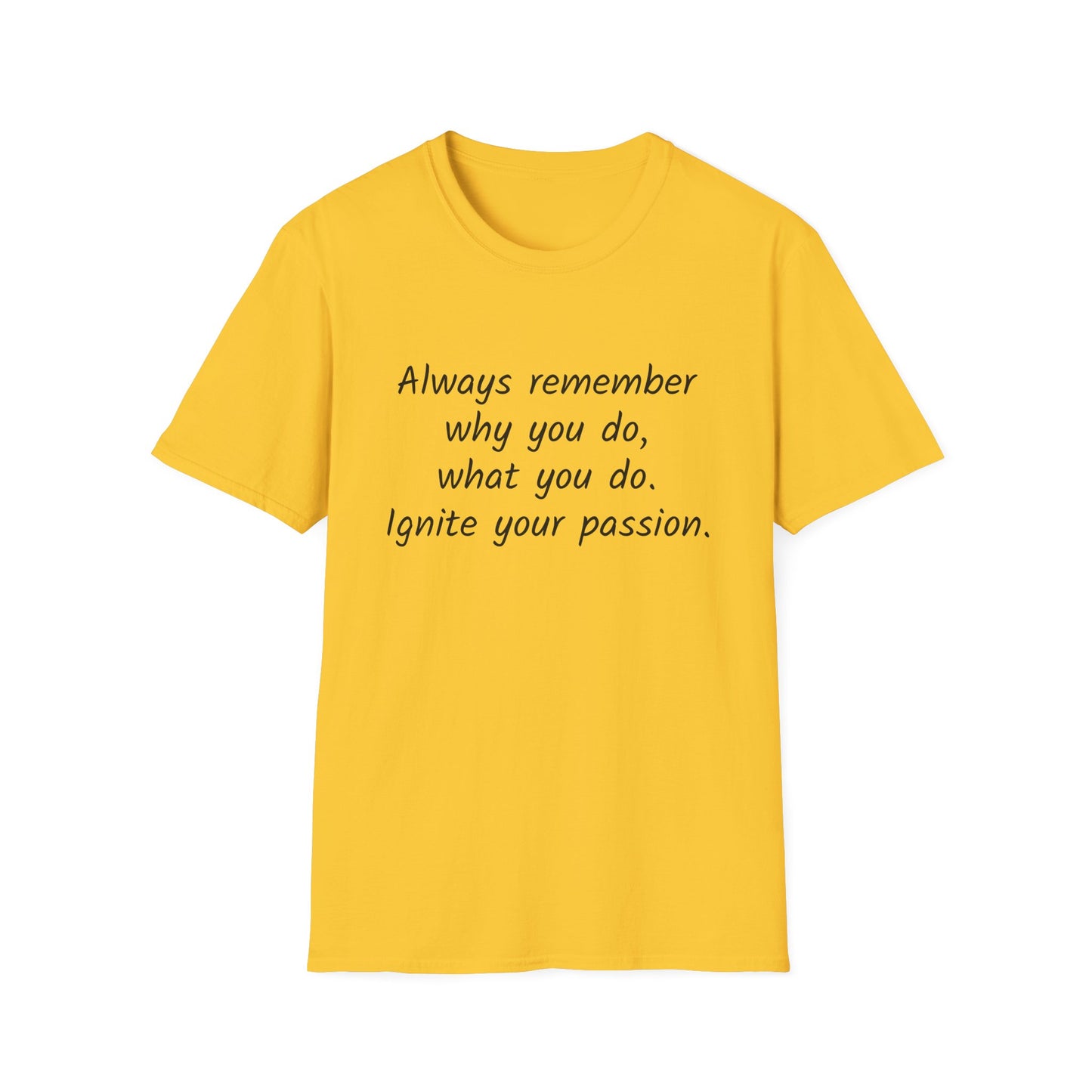 Inspirational Unisex T-Shirt - "Ignite Your Passion" - The Dreamer's Bookshop.