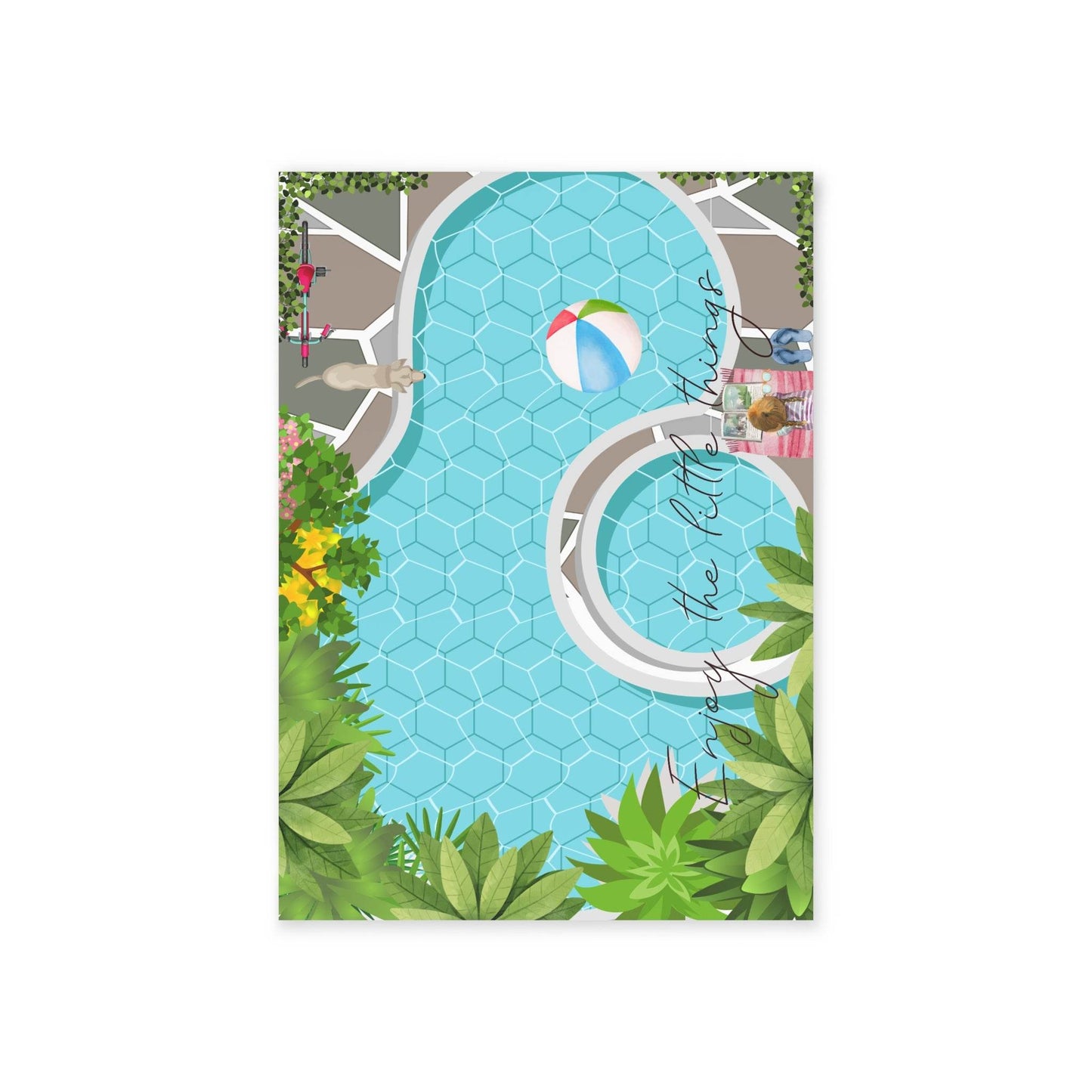 The Dreamer's Bookshop "Poolday" Enjoy the Little Things Card - The Dreamer's Bookshop.