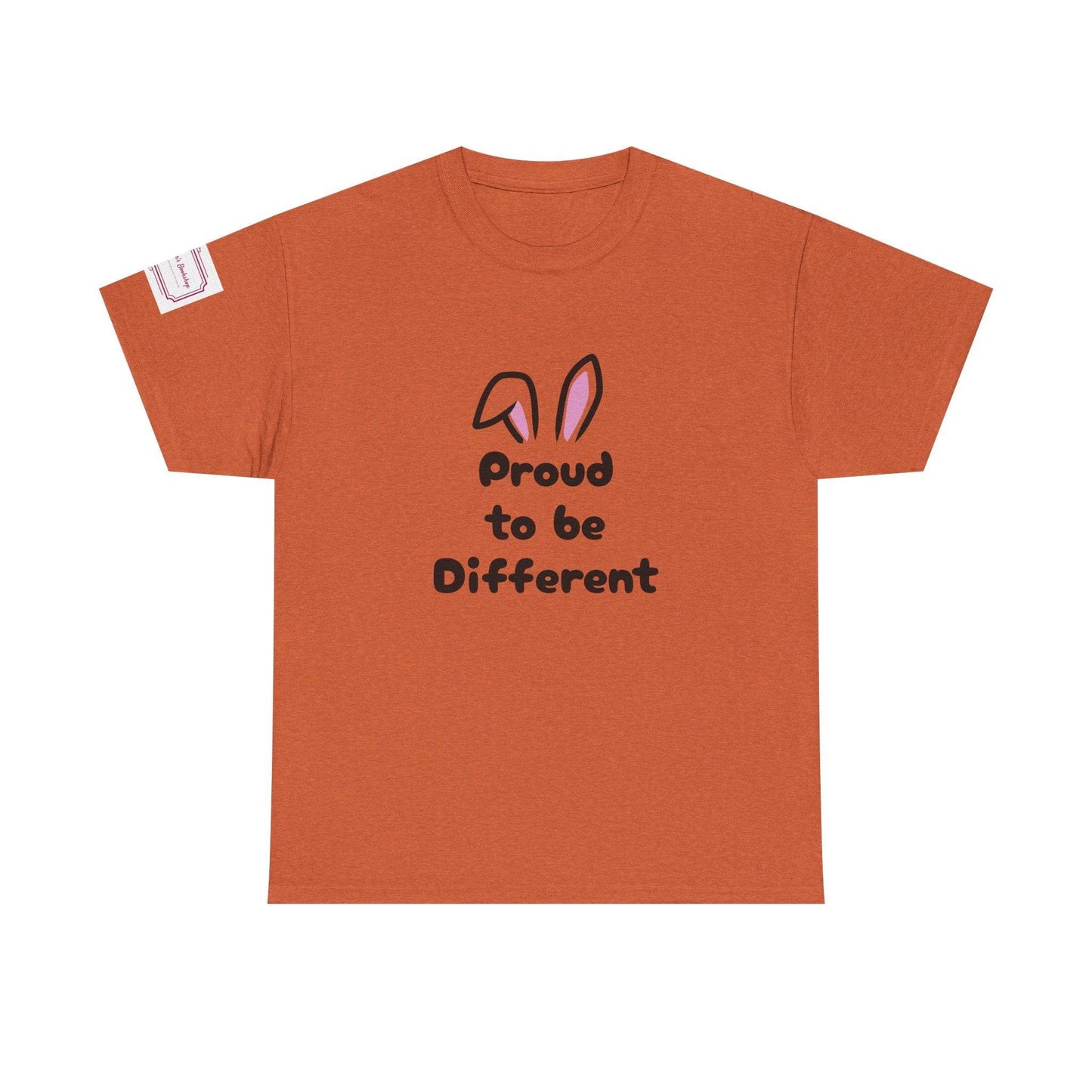 Proud to Be Different Unisex Heavy Cotton Tee – Celebrate Uniqueness - The Dreamer's Bookshop.