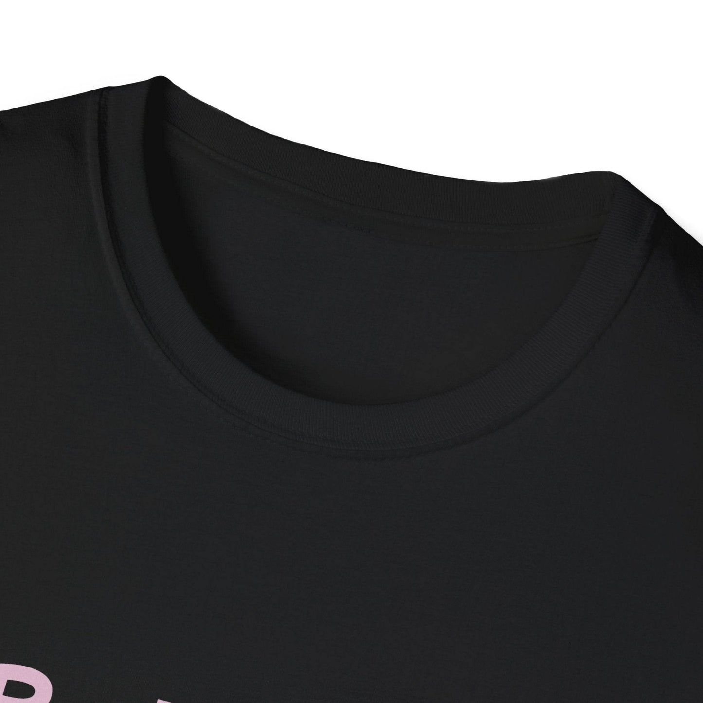 Be Happy Stay Positive Unisex Softstyle T-Shirt - The Dreamer's Bookshop.