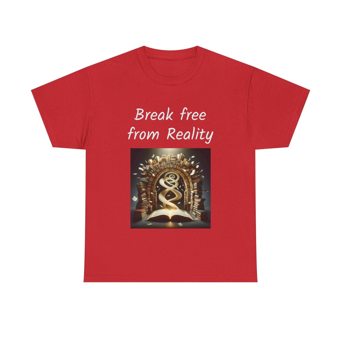 Break Free - Unisex Heavy Cotton Tee - Book Lovers - The Dreamer's Bookshop.