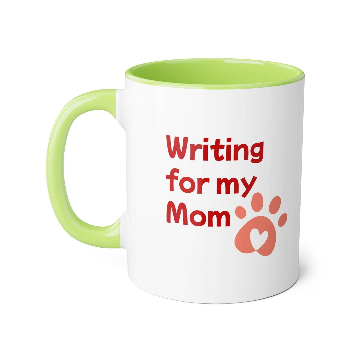 Funny Dog Writer Accent Mug - 11oz Coffee Cup for Book Lovers - The Dreamer's Bookshop.